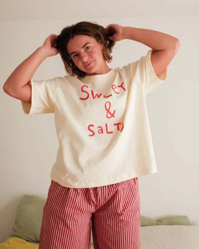 womans sweet and salty tee sold by Kindly