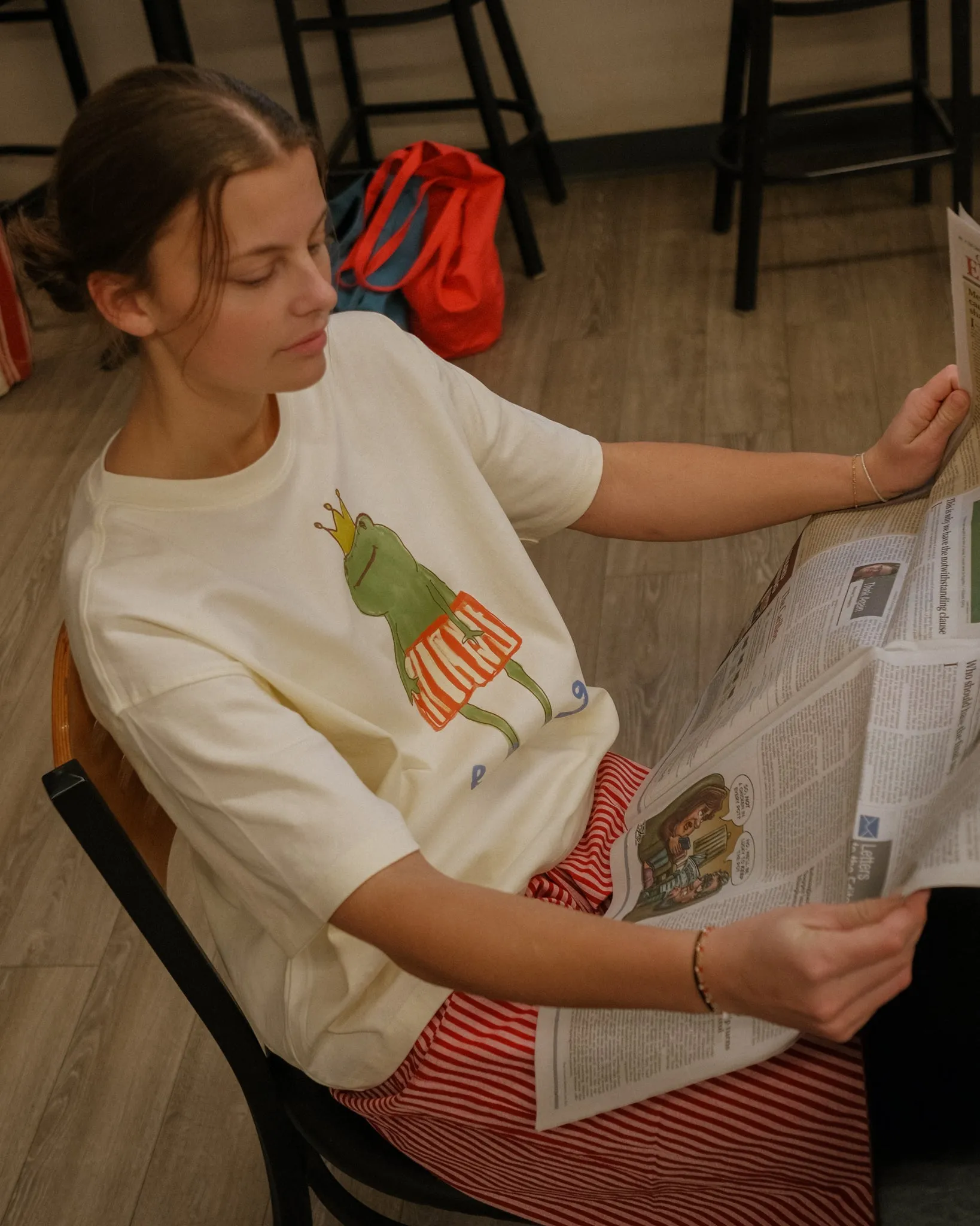 womans frog prince tee sold by Kindly product image thumbnail 4