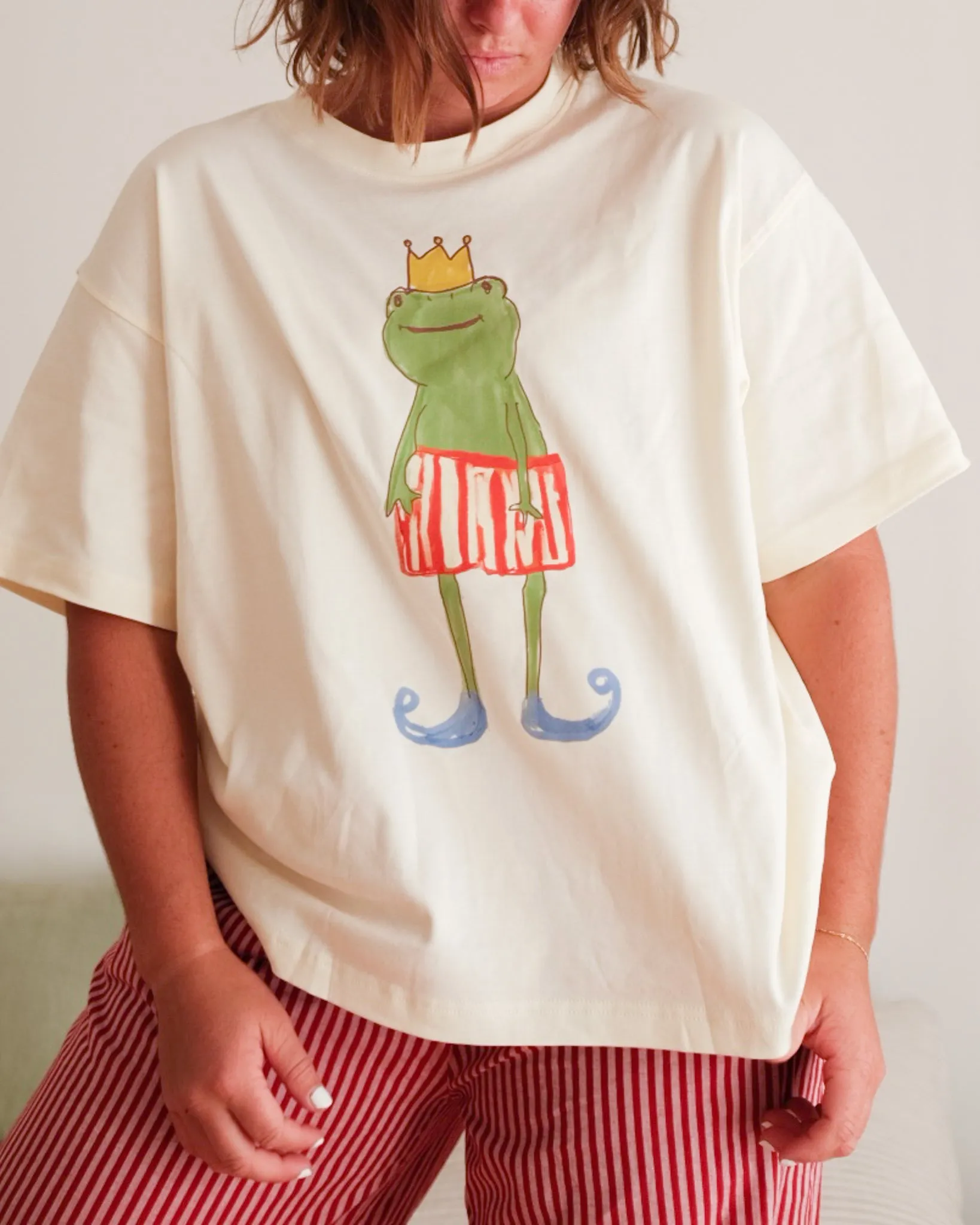 womans frog prince tee sold by Kindly