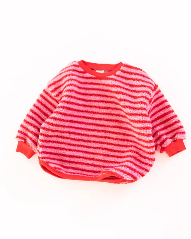 candy cane fleece sweater sold by Kindly