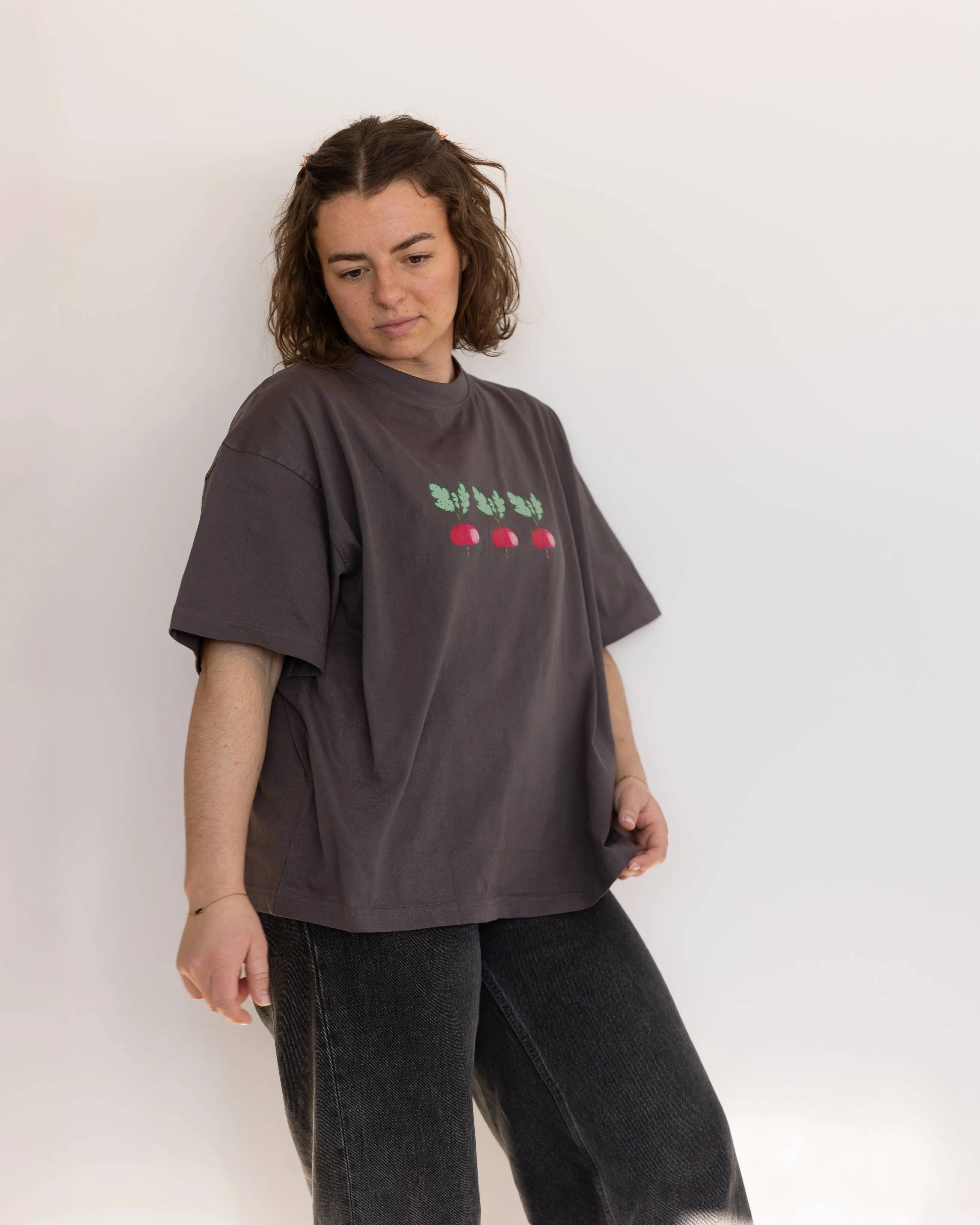 woman's radish tee sold by Kindly product image thumbnail 5