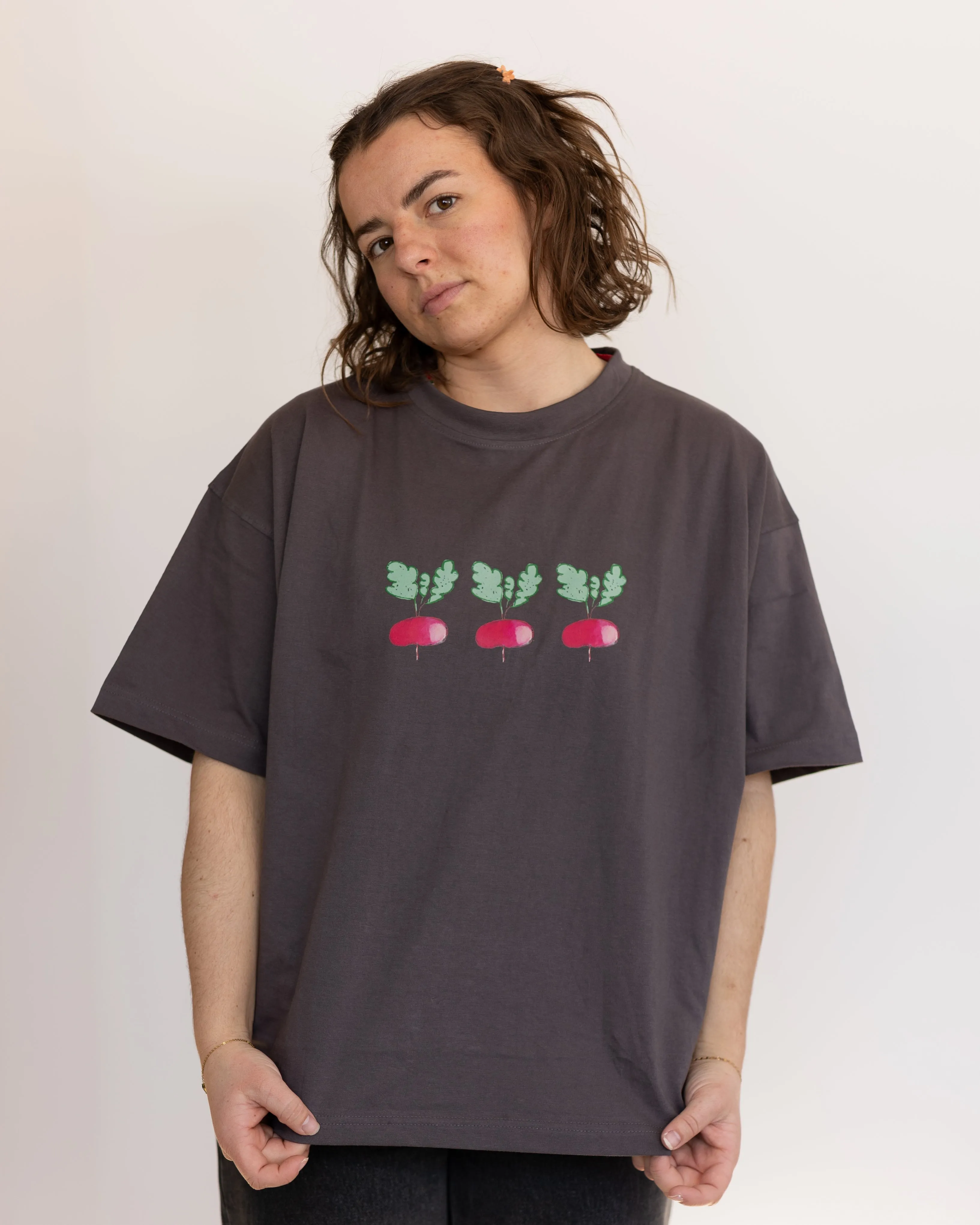 woman's radish tee sold by Kindly product image thumbnail 4