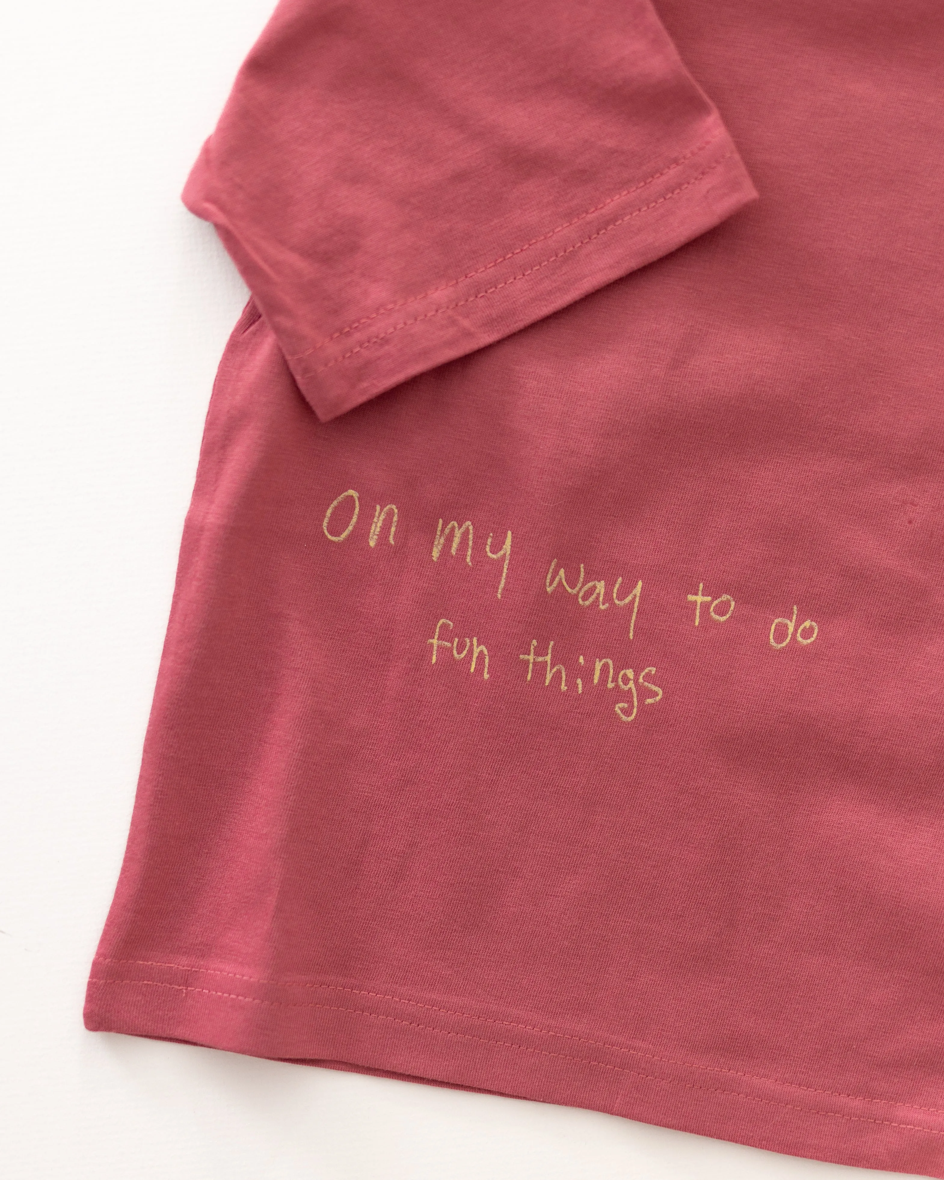 omw to fun things tee sold by Kindly product image thumbnail 2