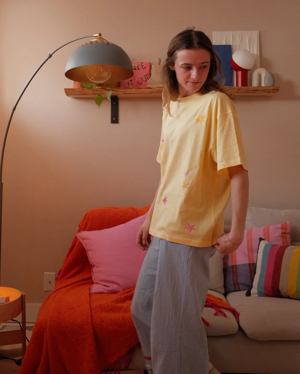 woman's starry tee sold by Kindly product image thumbnail 3