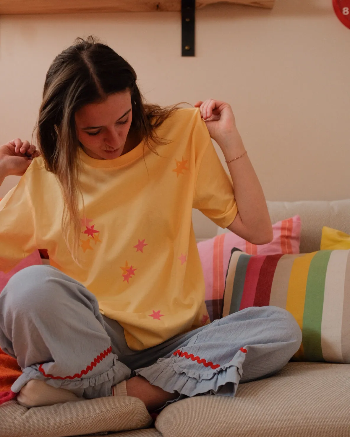 woman's starry tee sold by Kindly product image thumbnail 2