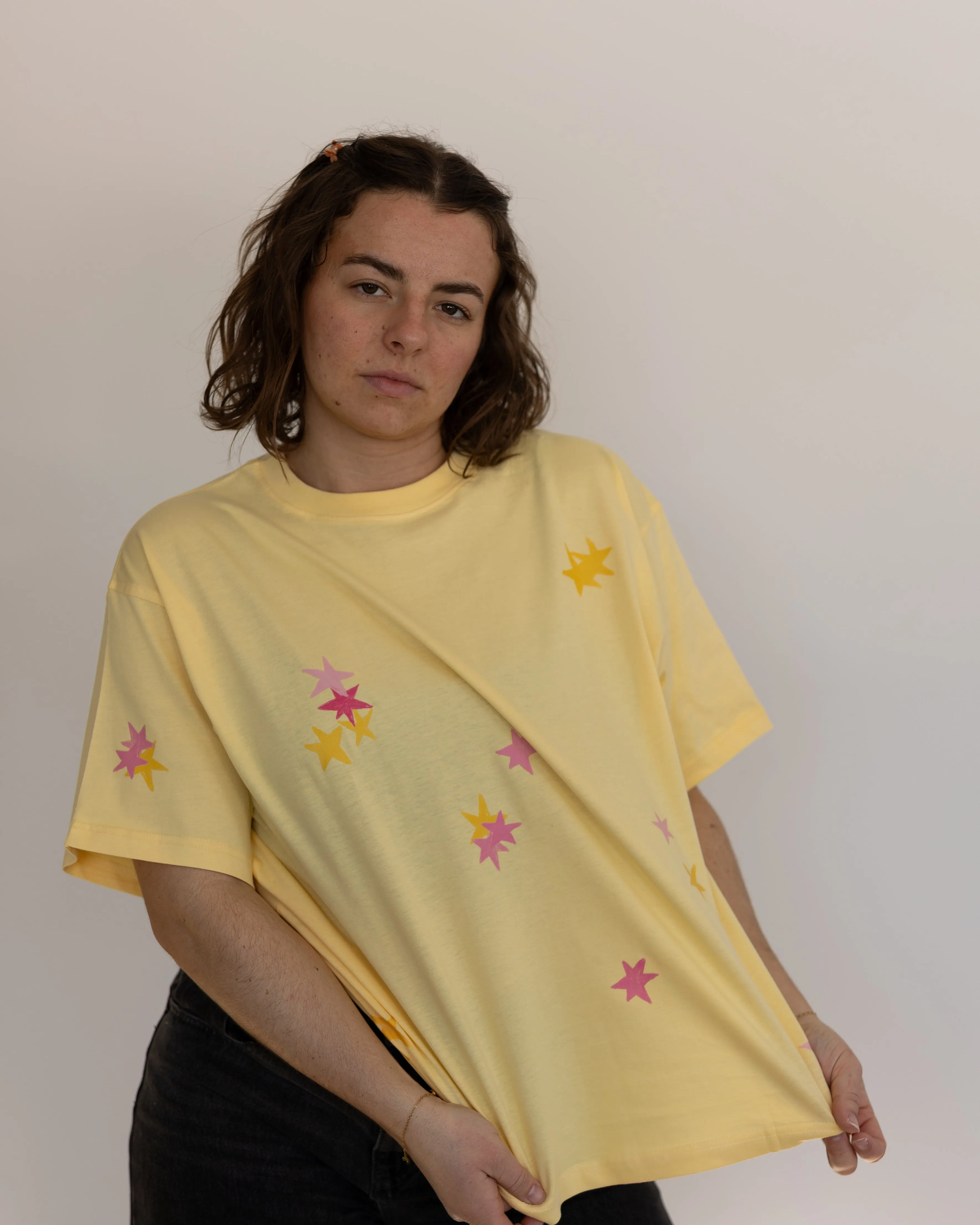 woman's starry tee sold by Kindly product image thumbnail 5