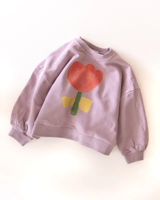 flower sweatshirt made by Kindly
