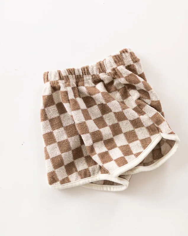checkered shorties sold by Kindly