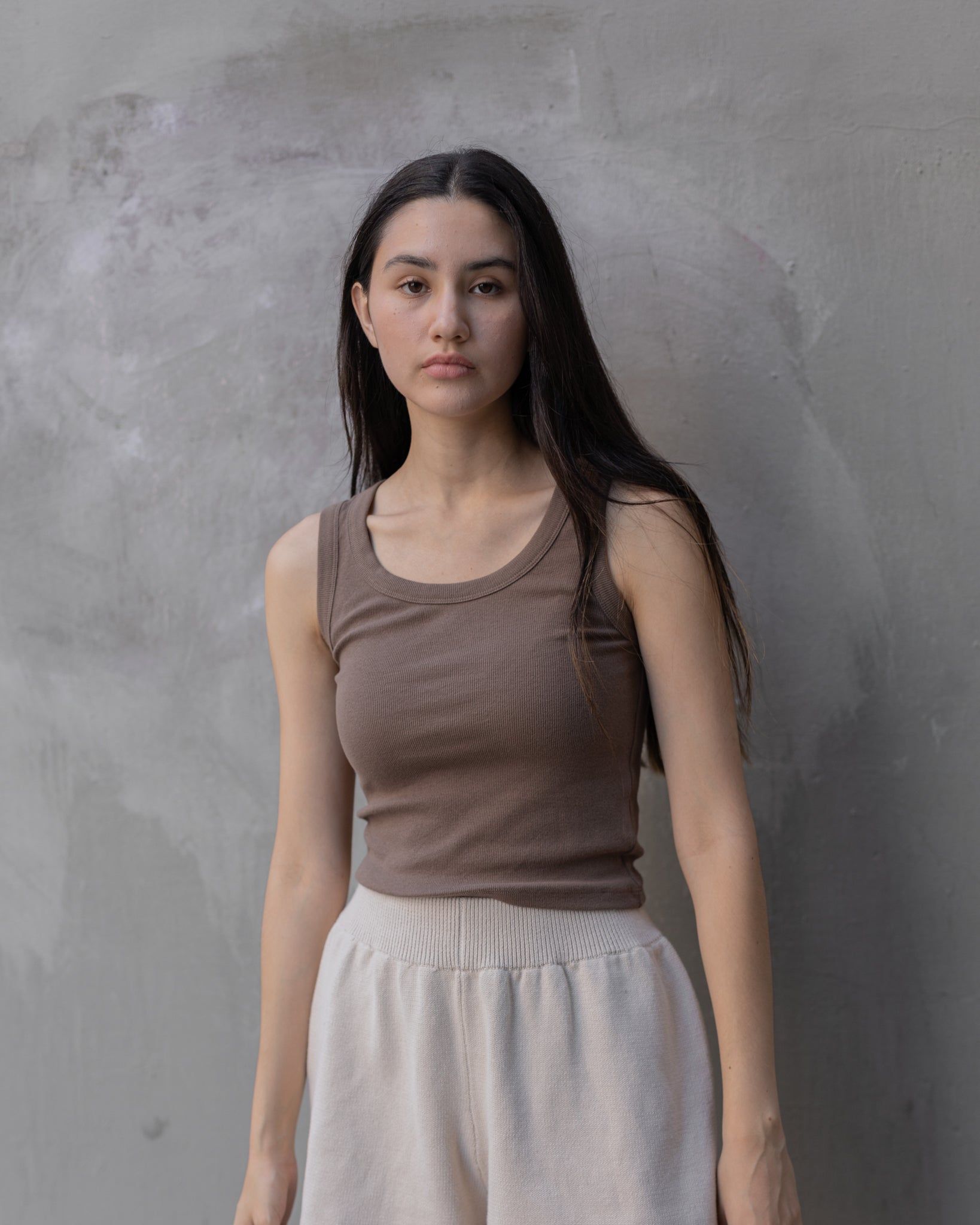 cotton rib tank sold by Kindly product image thumbnail 2