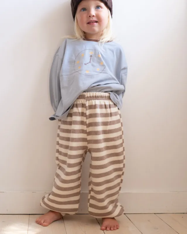 cute stripes joggers sold by Kindly