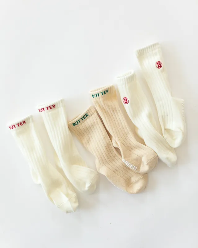 grass fed butter socks sold by Kindly