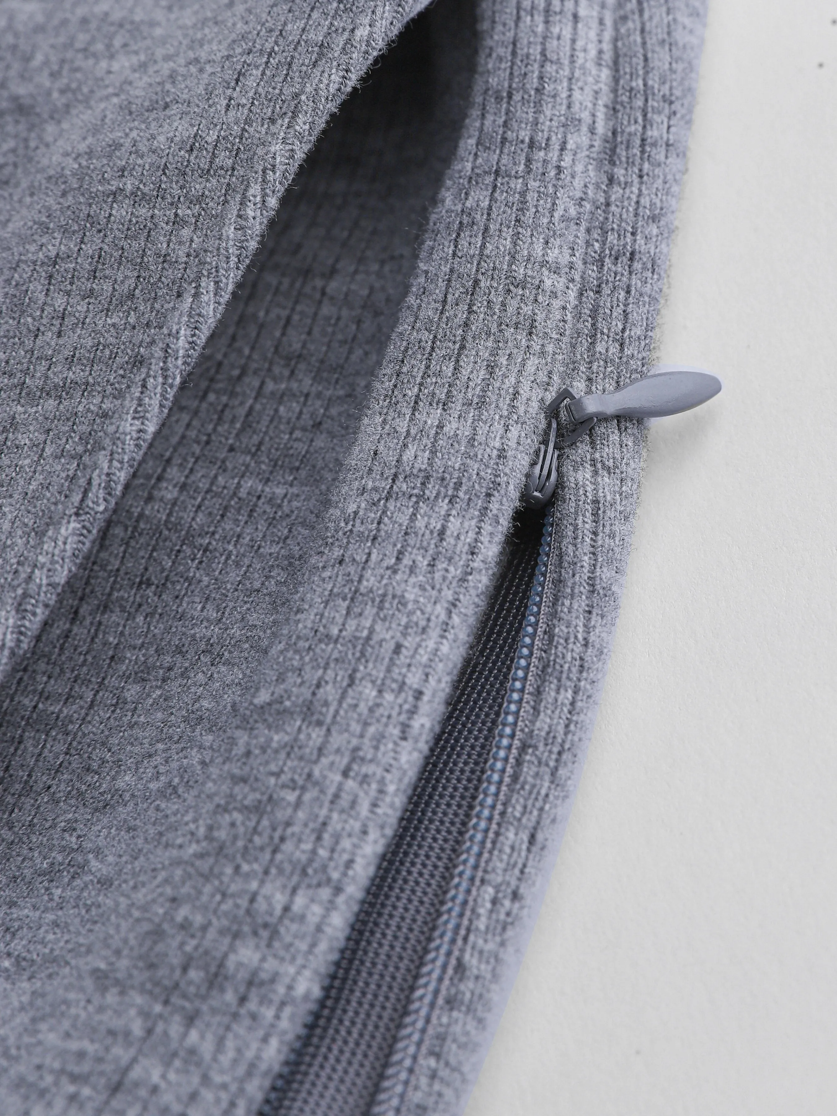 Fake Two-Piece High-Waisted Wide-Leg Knitted Pants sold by Aha Selected product image thumbnail 4