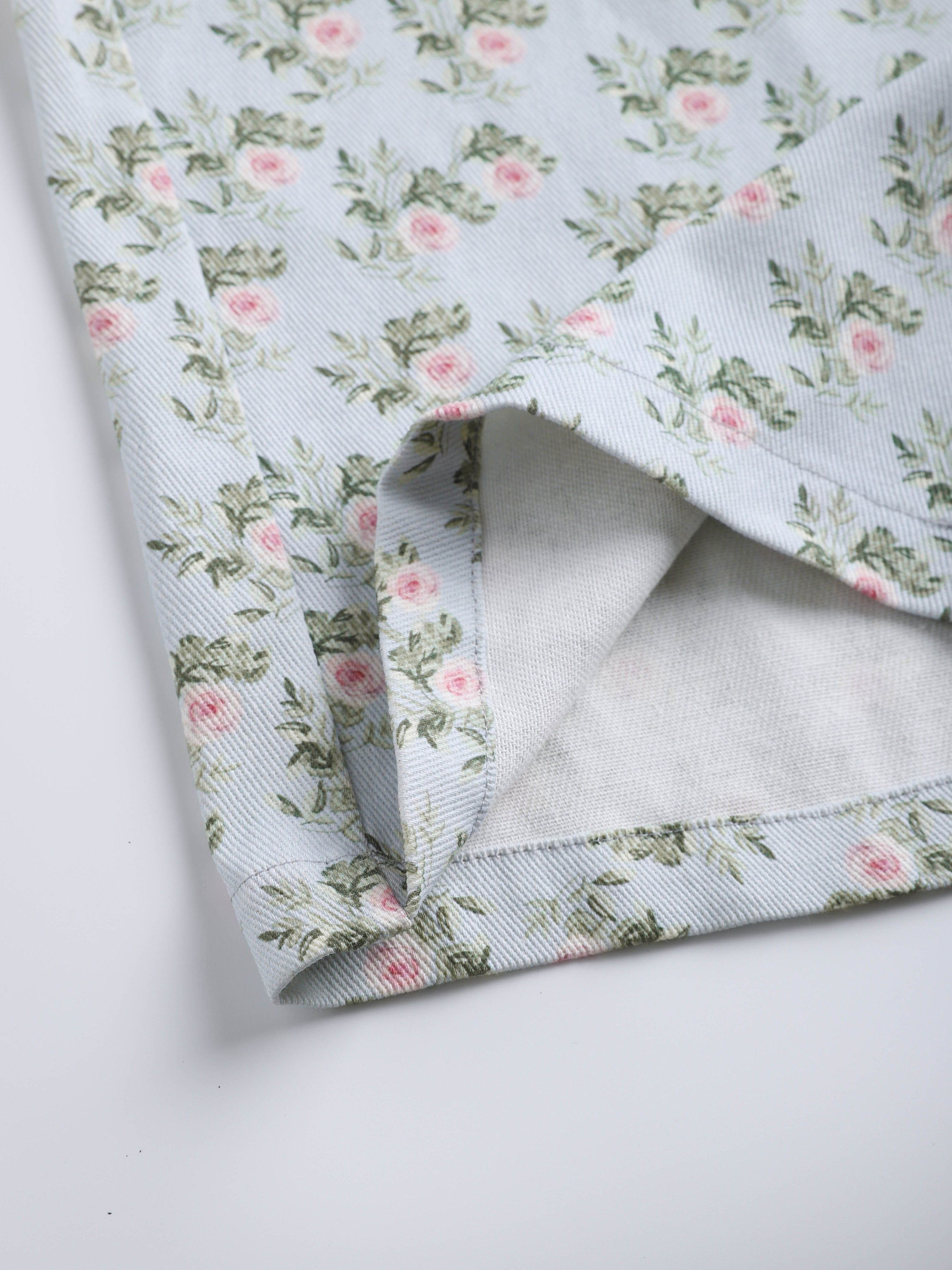 Floral Print Wide Leg Pants sold by Aha Selected product image thumbnail 5