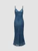 Lace Spliced Cami Dress sold by Aha Selected