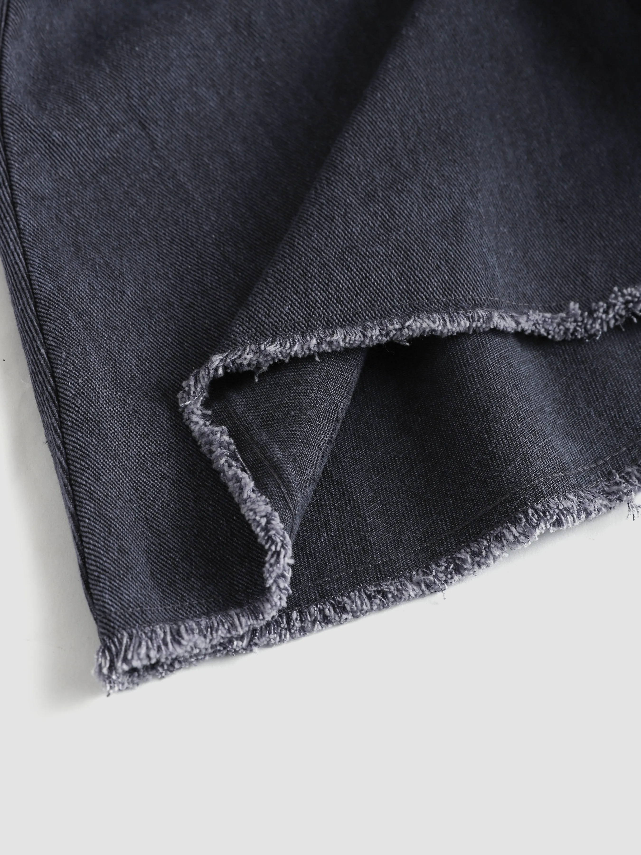 A-Line Denim Maxi Dress with Split Hem sold by Aha Selected product image thumbnail 5