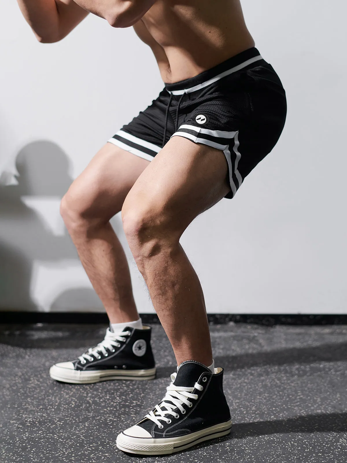 Gym To Street Mesh 6" Short-Black sold by Aha Selected product image thumbnail 3