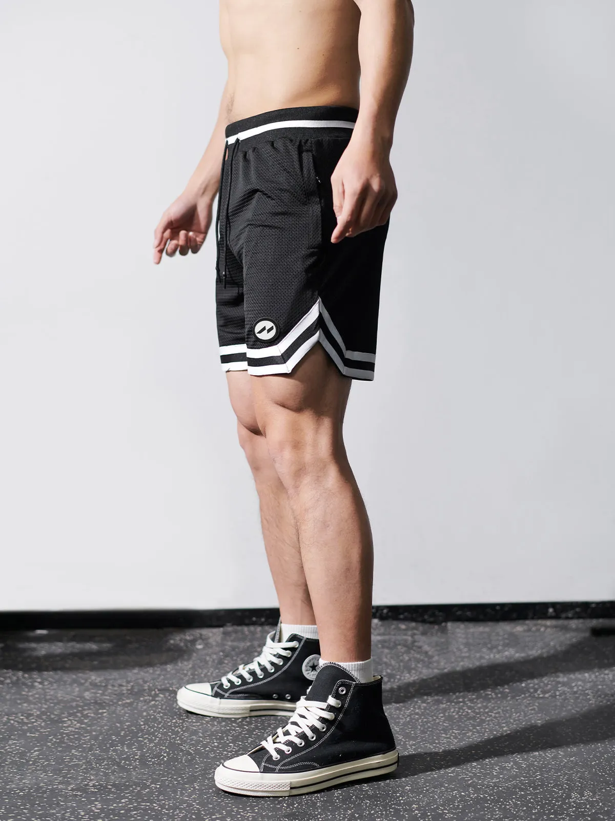 Gym To Street Mesh 6" Short-Black sold by Aha Selected product image thumbnail 5