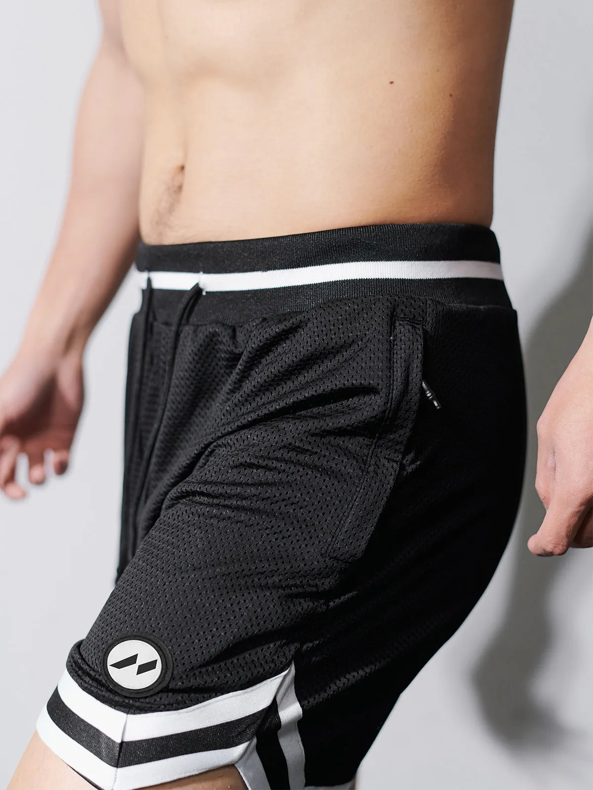 Gym To Street Mesh 6" Short-Black sold by Aha Selected product image thumbnail 4