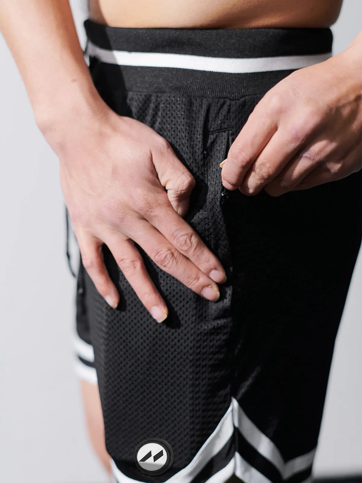 Gym To Street Mesh 6" Short-Black sold by Aha Selected product image thumbnail 2