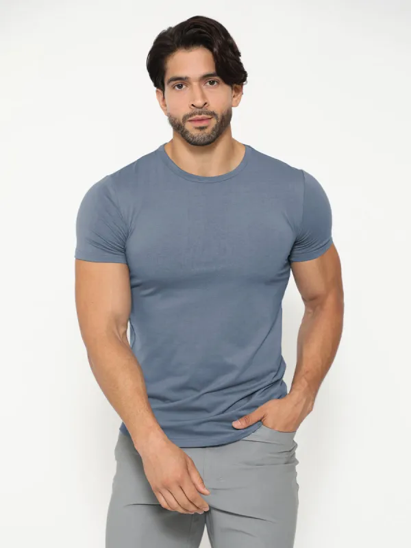 All Day Elite Curve-Hem Stretch Tee Tech Short Sleeve sold by Aha Selected