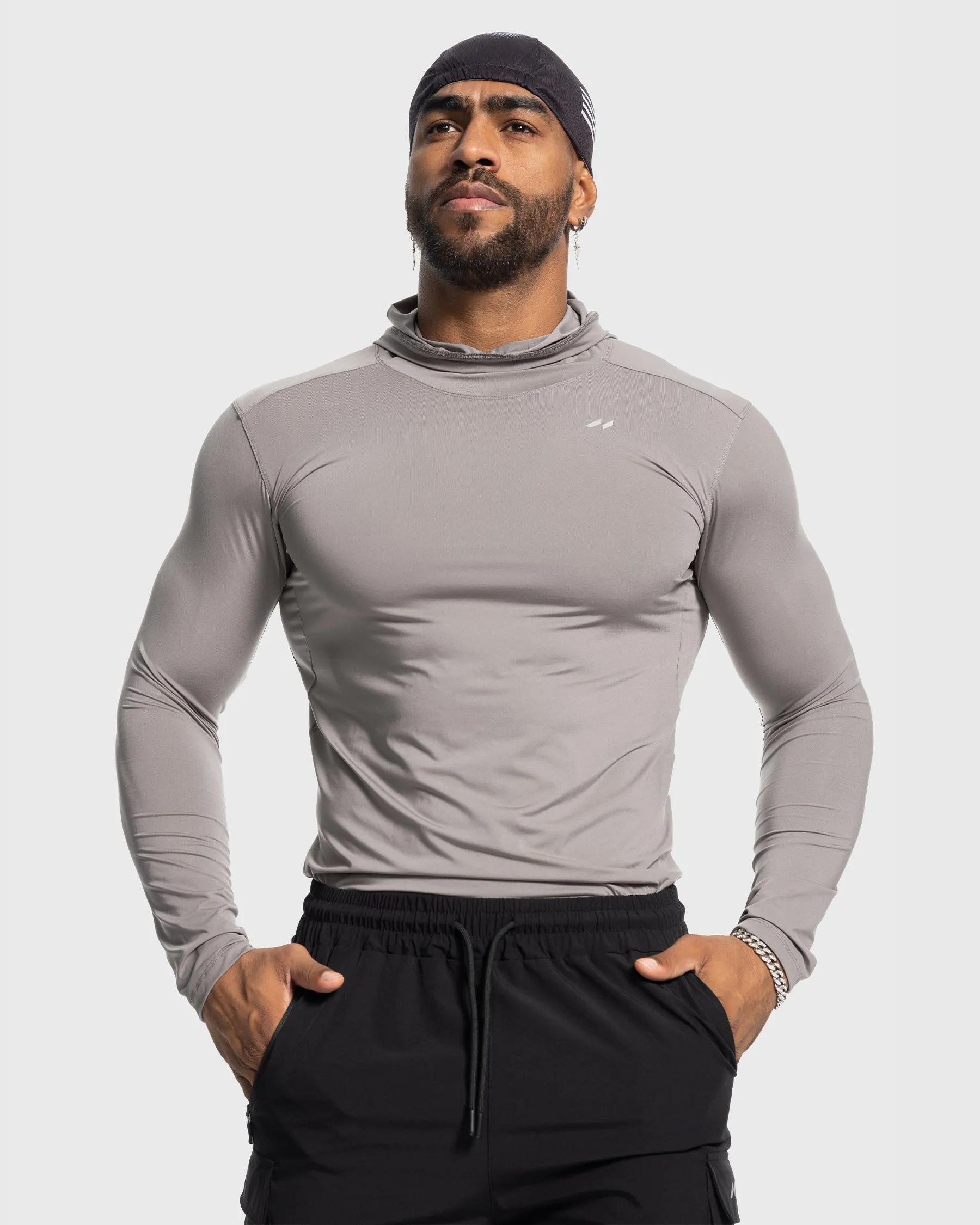Softest Stealth Hoodie Luxury Touch Stretch Baselayer sold by Aha Selected