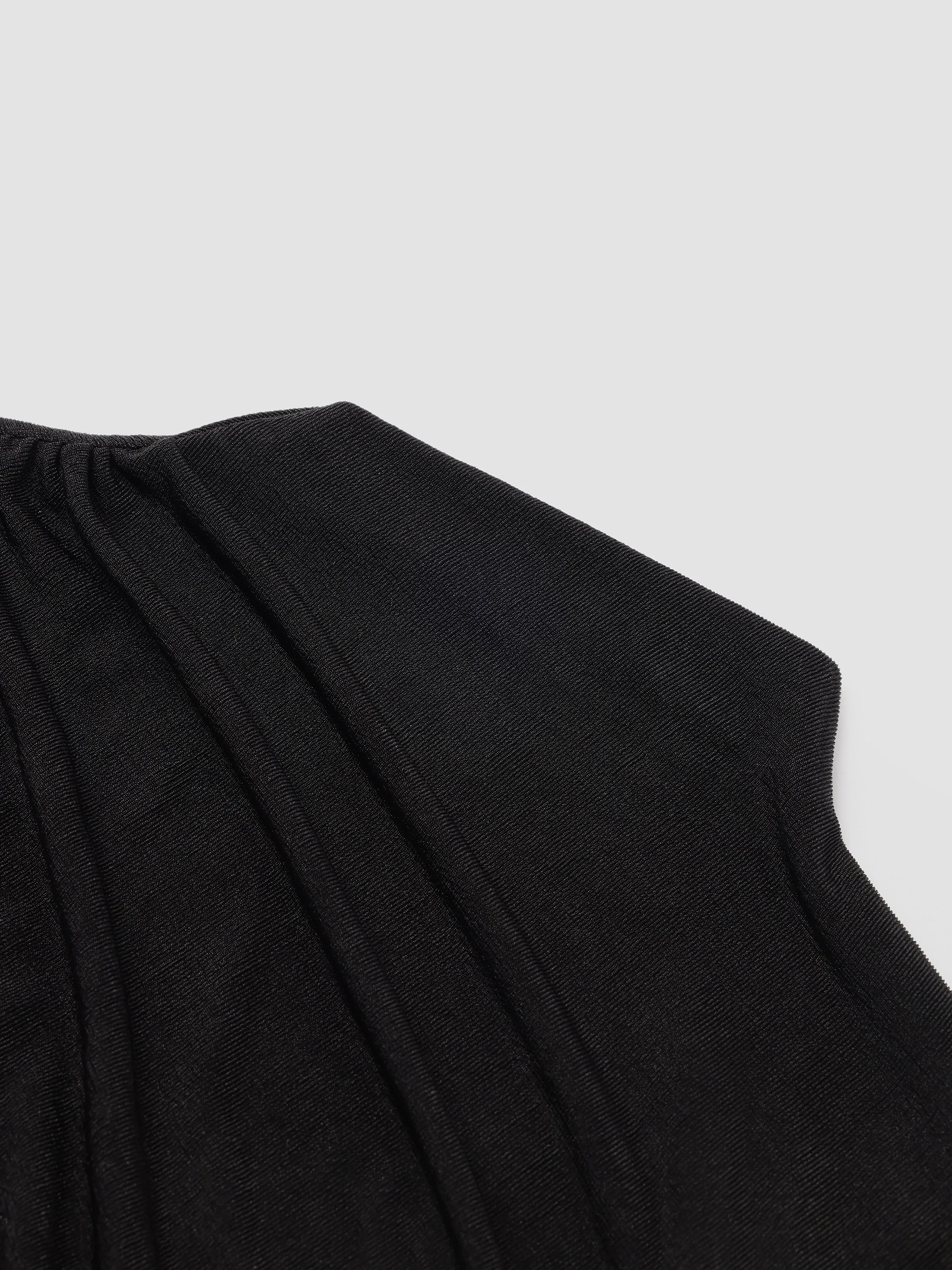 Knitted Turtleneck Pleated Dress sold by Aha Selected product image thumbnail 3