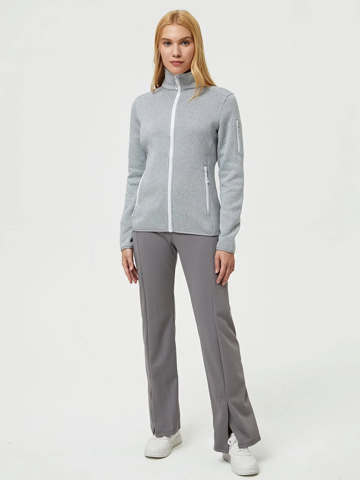 W's Recycled Sweater Fleece Jacket sold by Aha Selected