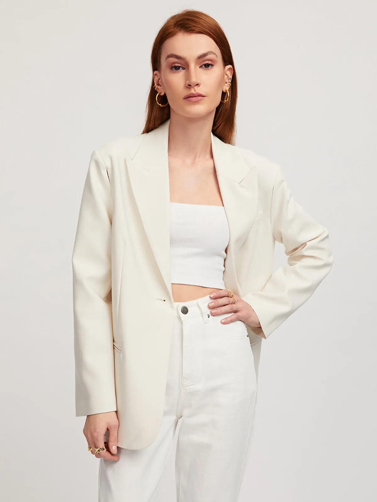 Chic Cutout Blazer sold by Aha Selected