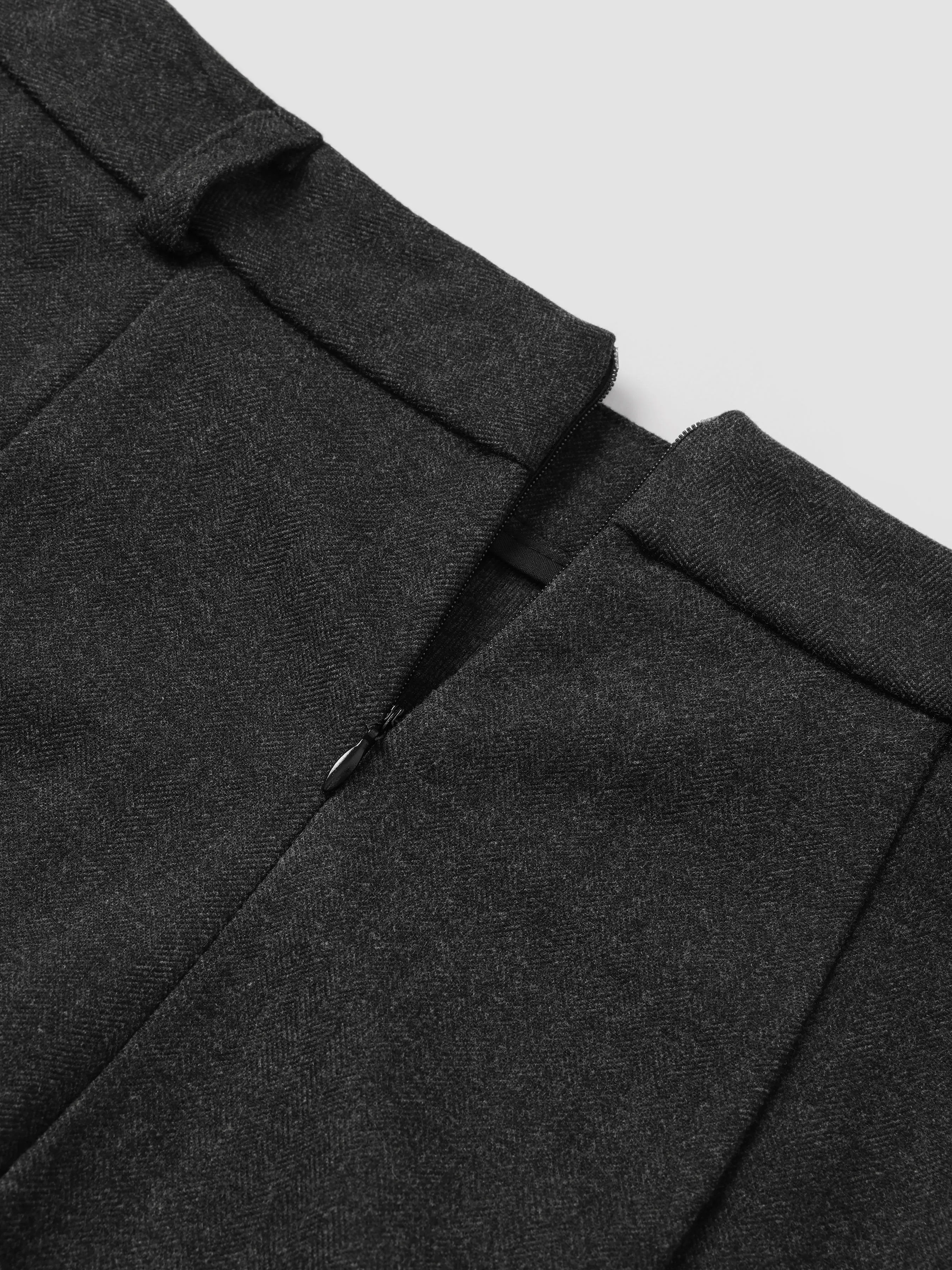 Solid Color A-line Pleated Long Skirt sold by Aha Selected product image thumbnail 4