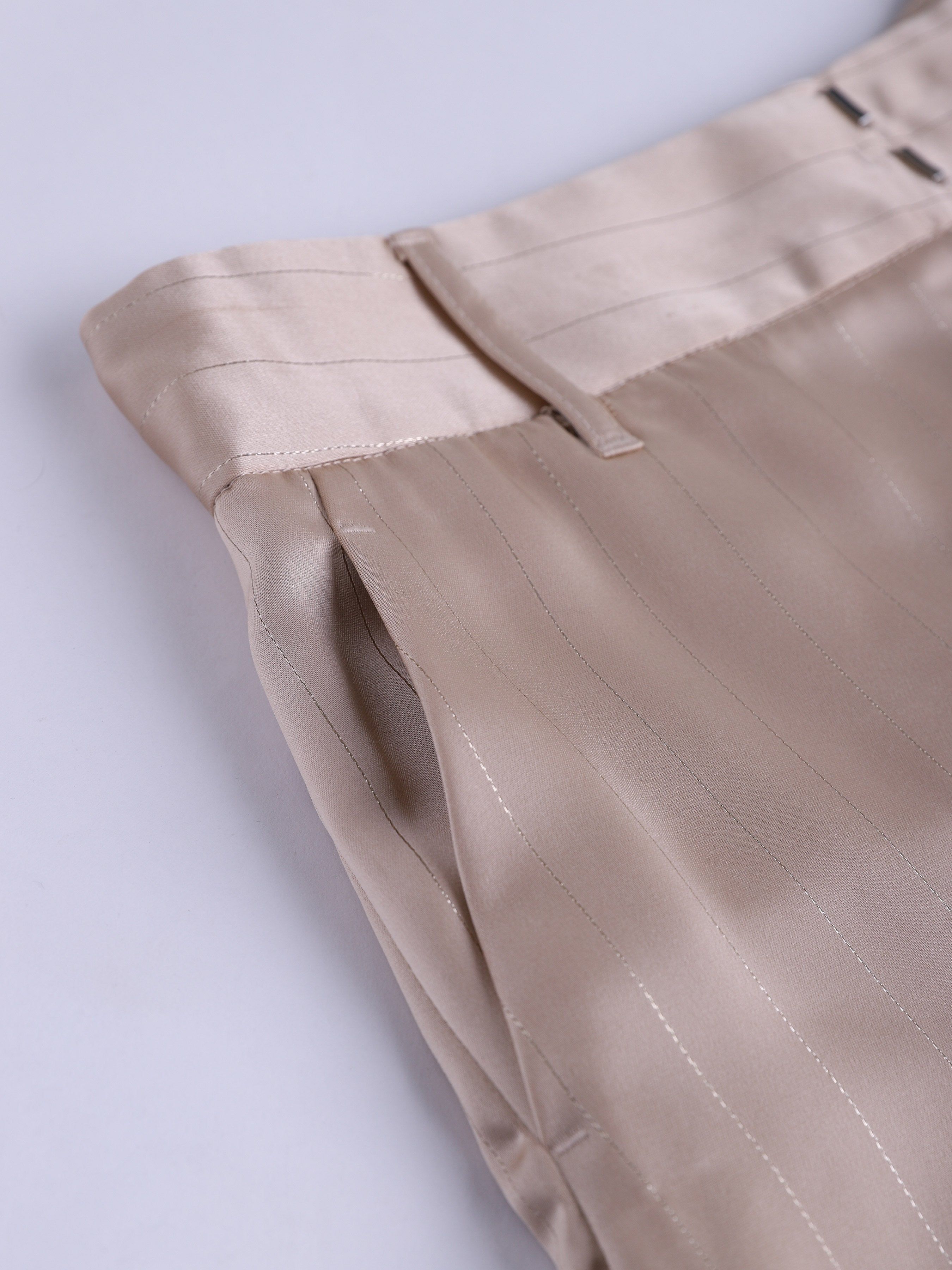 Satin Striped Wide Leg Pants sold by Aha Selected product image thumbnail 2