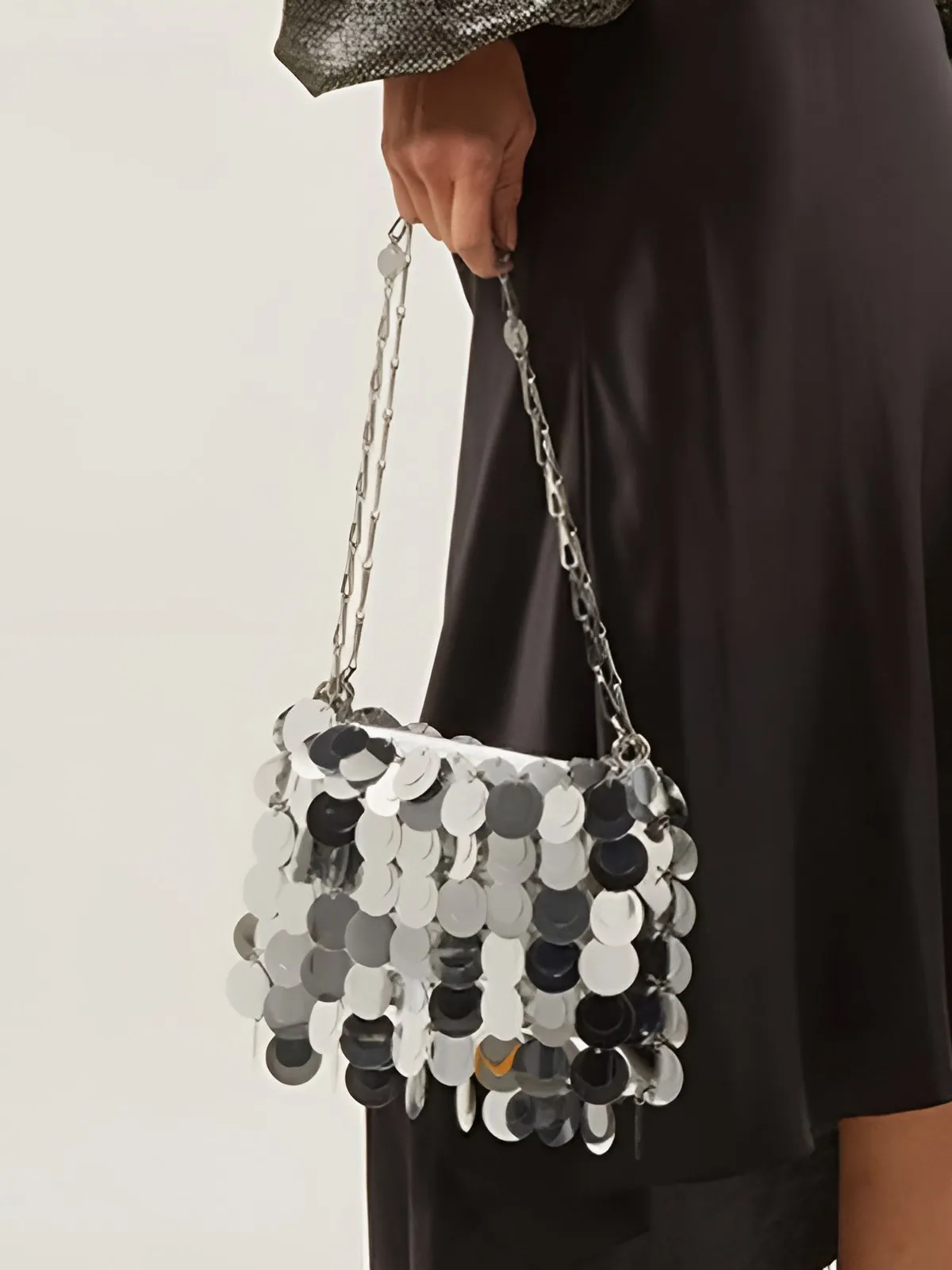 Fashion Sequin Chain Crossbody Bag sold by Aha Selected