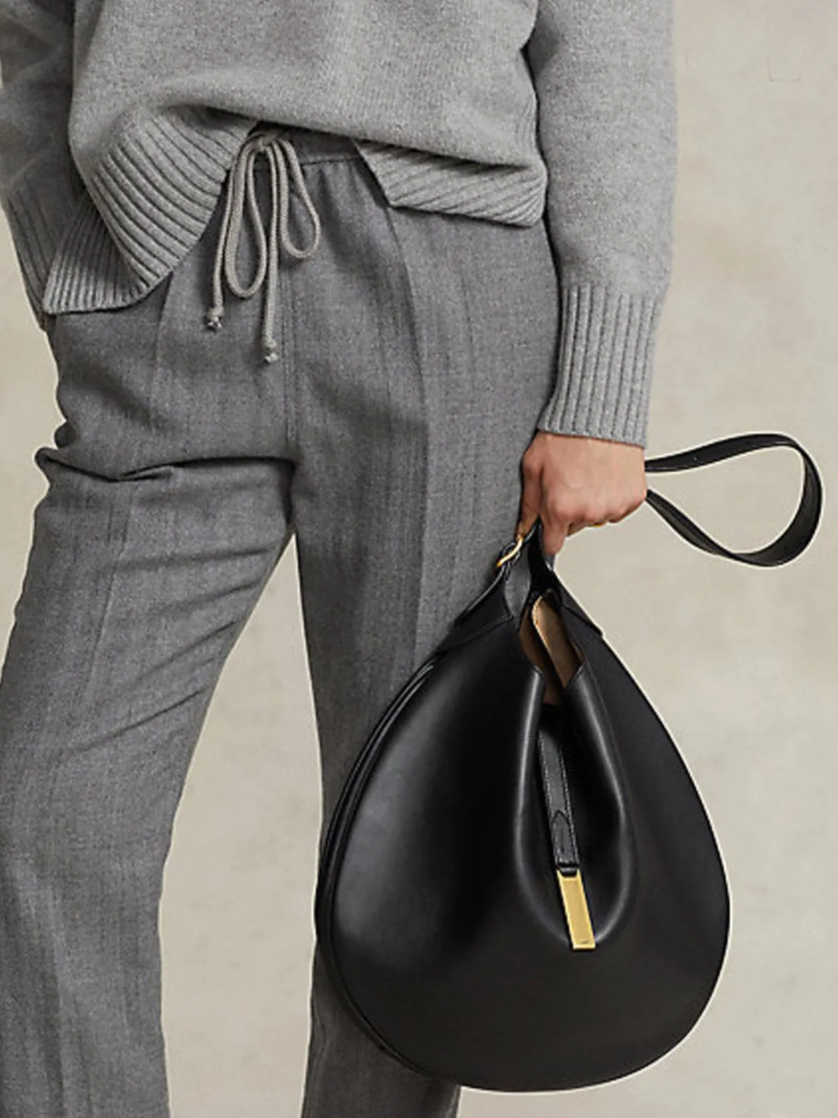 Curved Buckle Shoulder Bag sold by Aha Selected product image thumbnail 5