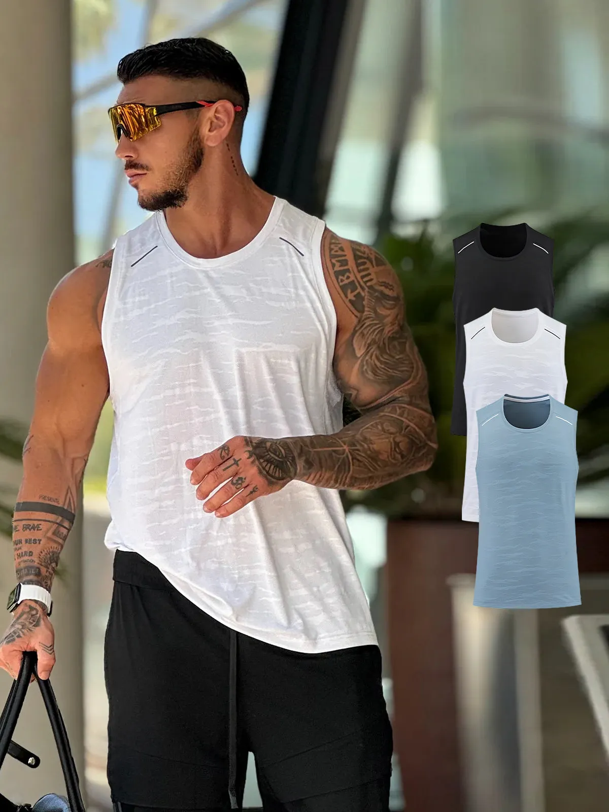 3 Pack Stay Cool Breakaway Tank sold by Aha Selected