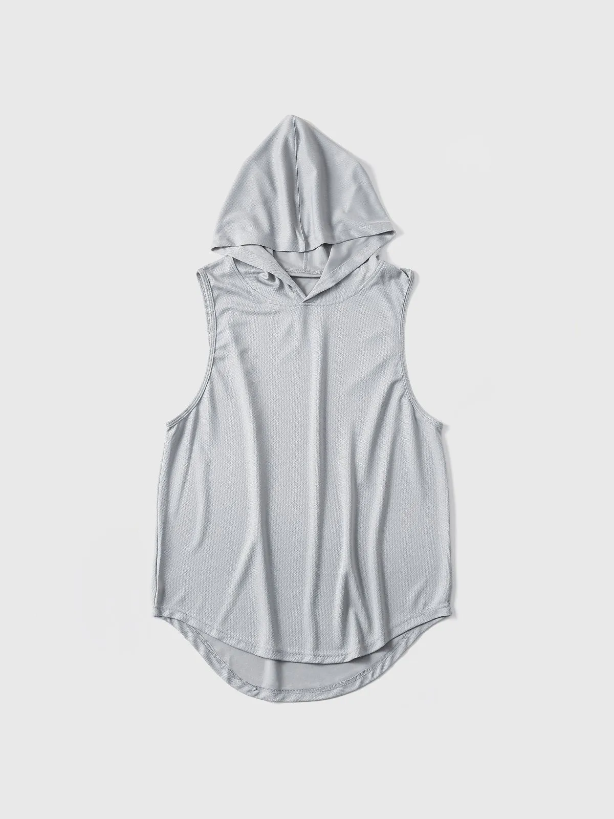 Workout Hooded Tank Curved Hem sold by Aha Selected product image thumbnail 4