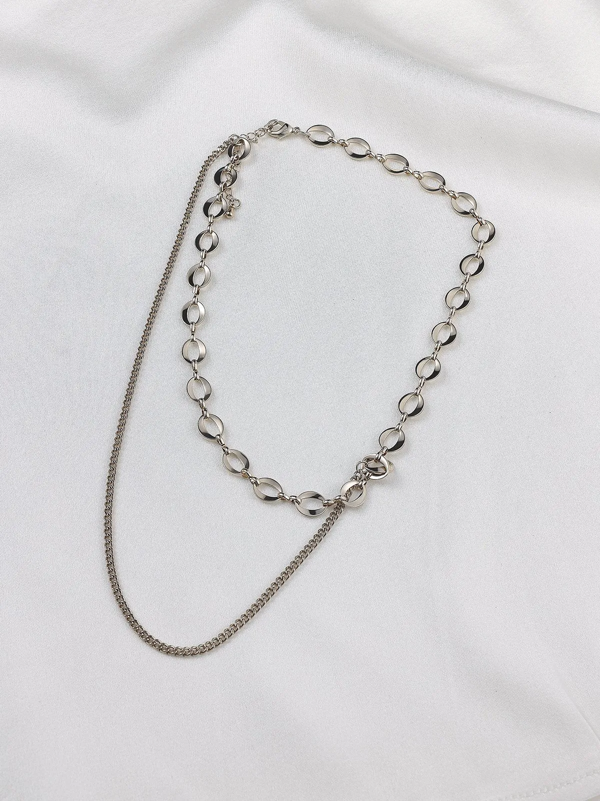 Double Chain Necklace sold by Aha Selected product image thumbnail 2