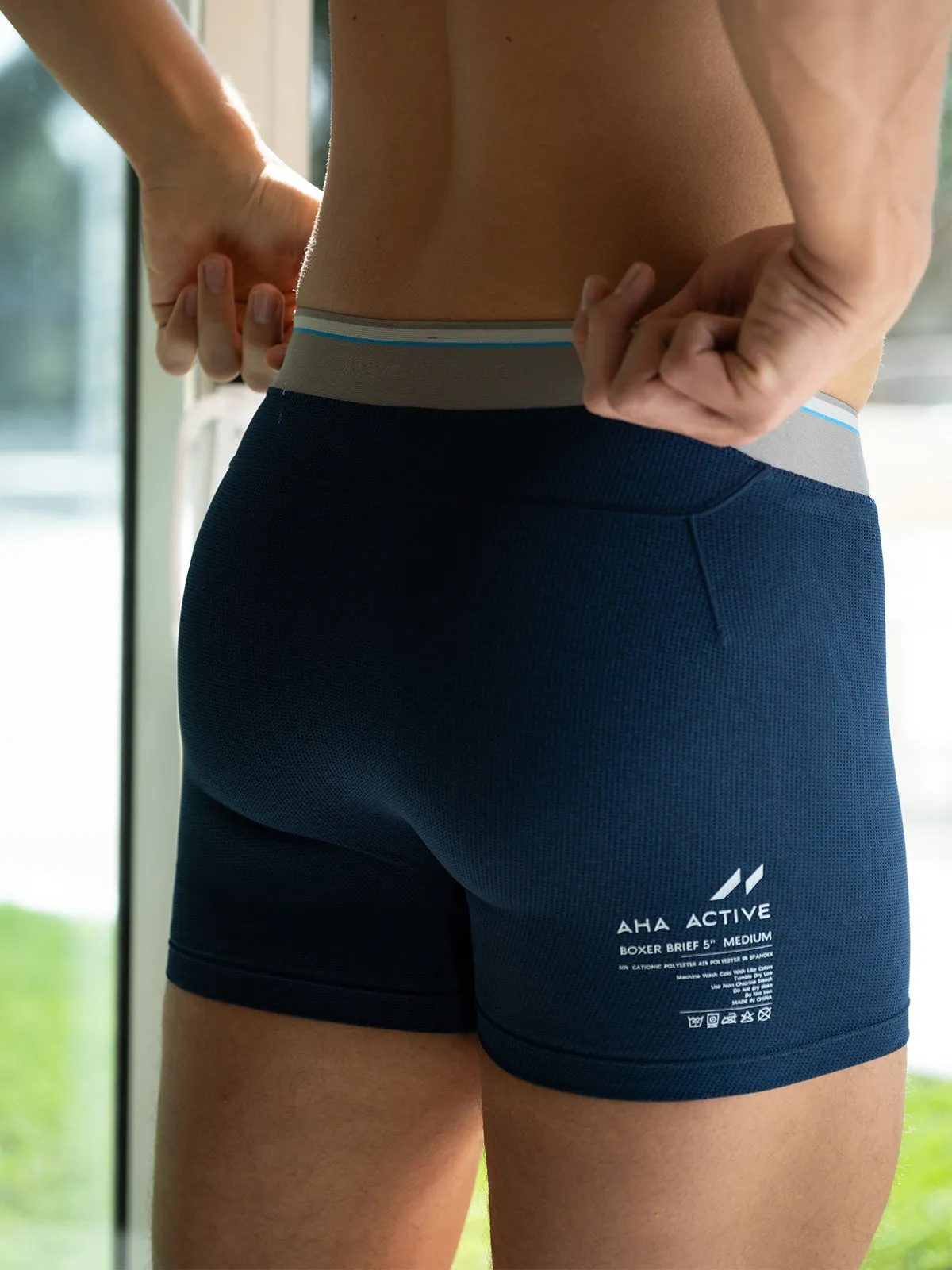 AIRFLOW 5" Boxer Brief Black sold by Aha Selected product image thumbnail 3