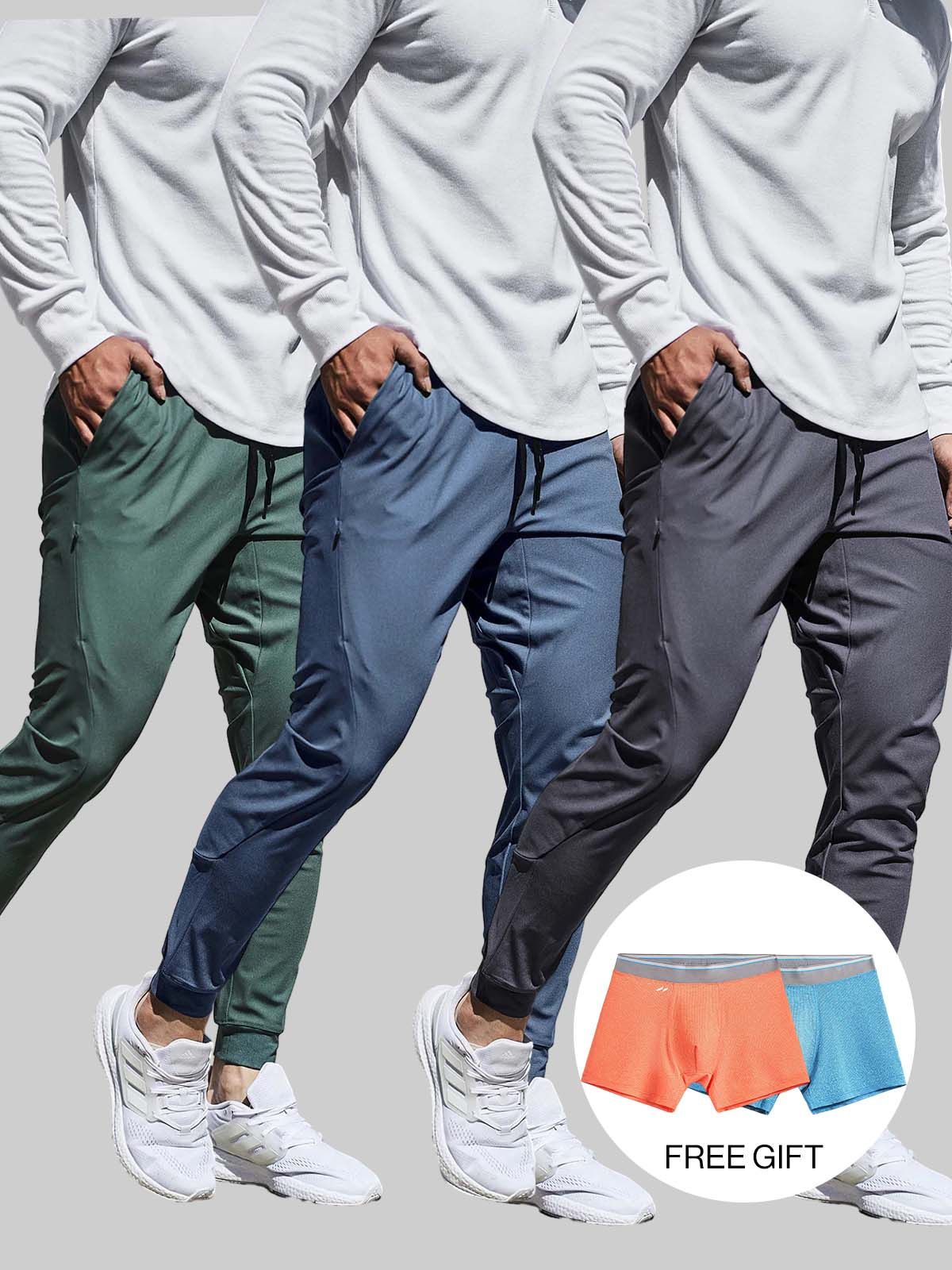 All Day Elite Performance Jogger Pants 3 Pairs Pack sold by Aha Selected
