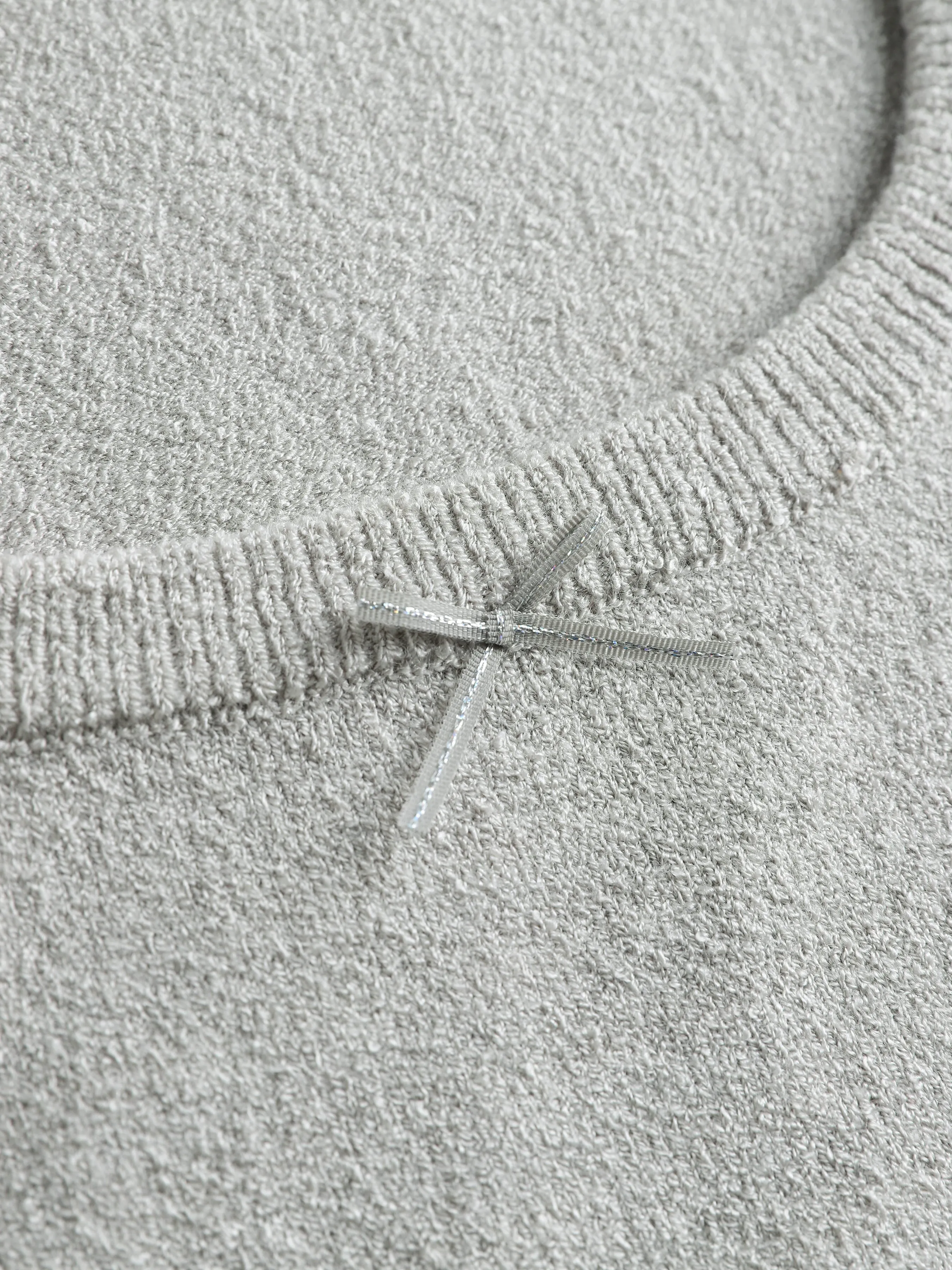 Cozy Textured Knit Bow Tie Vest sold by Aha Selected product image thumbnail 3