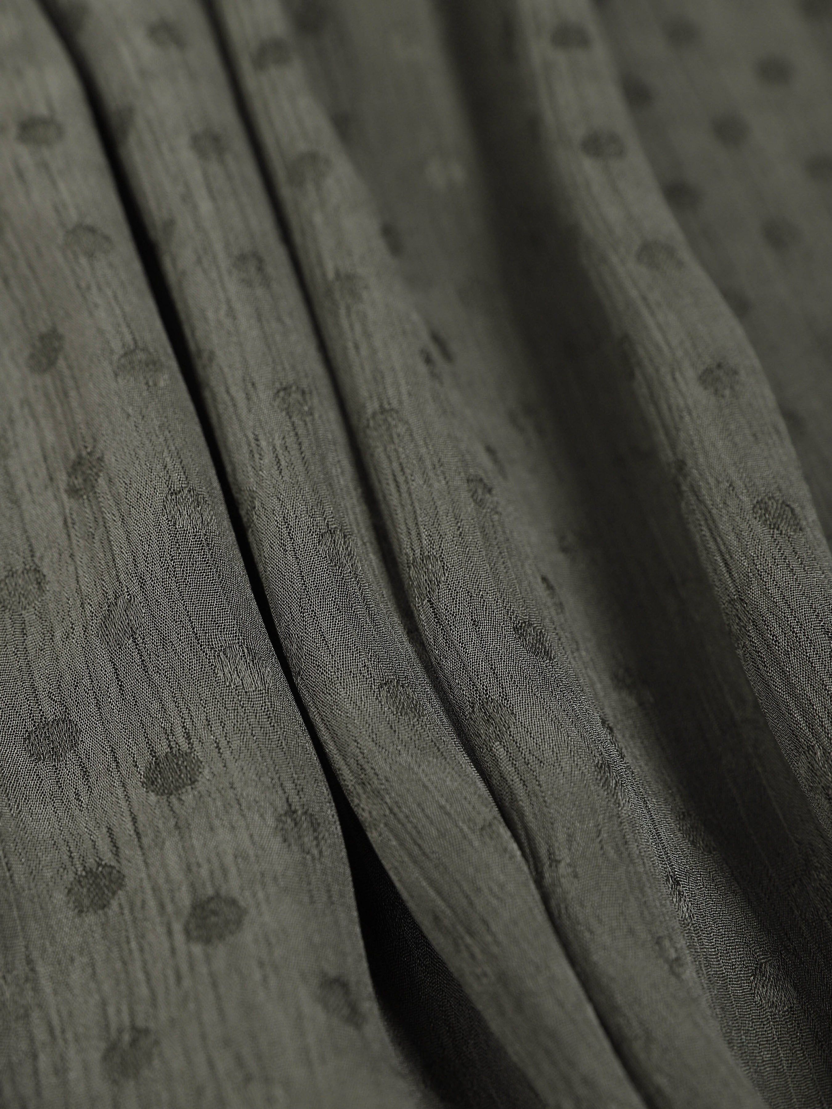 Floral Jacquard Shirt Dress sold by Aha Selected product image thumbnail 5