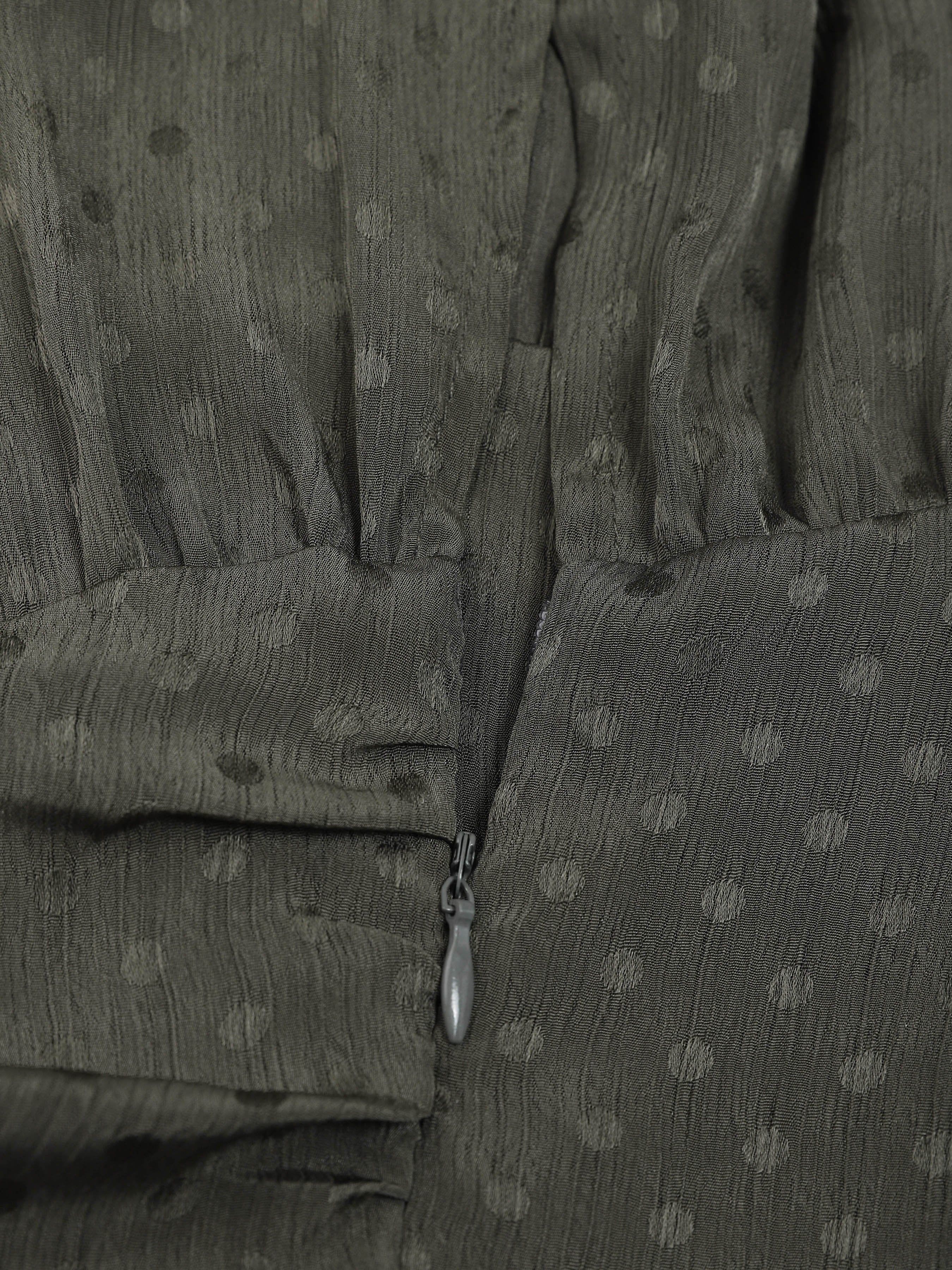 Floral Jacquard Shirt Dress sold by Aha Selected product image thumbnail 4