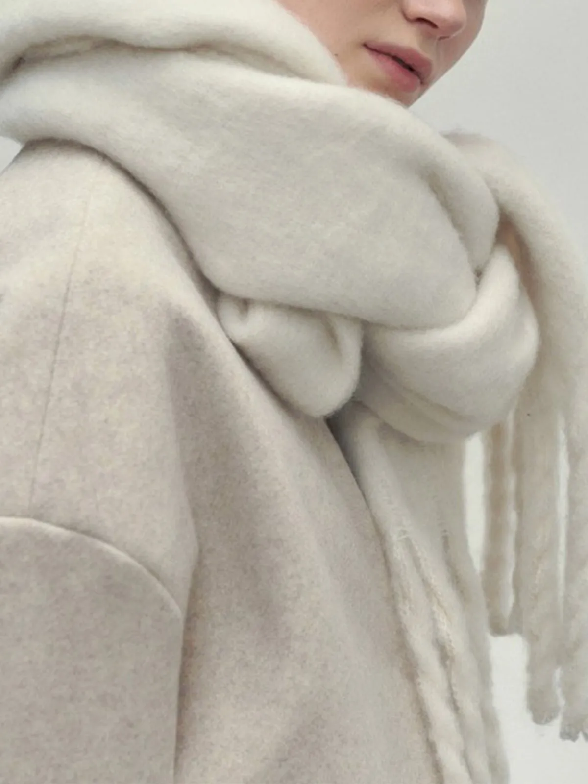 Versatile Tassels Warm Scarf sold by Aha Selected product image thumbnail 4