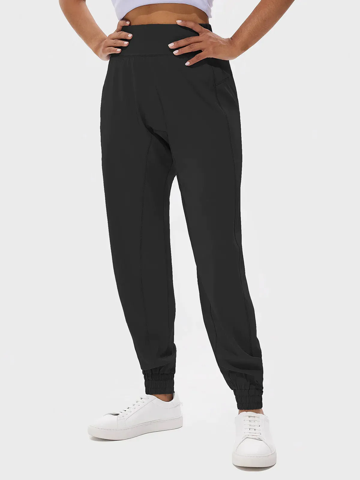 Lightweight Quick Dry High Waist Jogger sold by Aha Selected product image thumbnail 5
