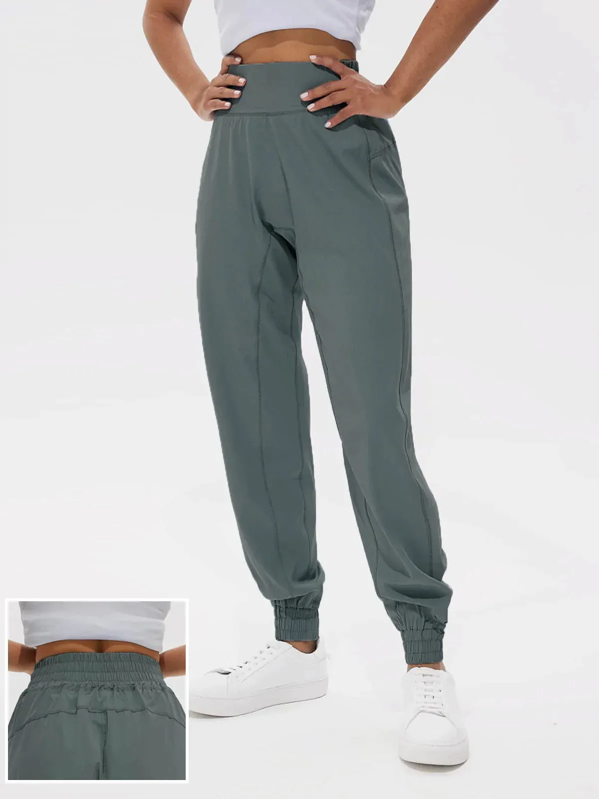 Lightweight Quick Dry High Waist Jogger sold by Aha Selected