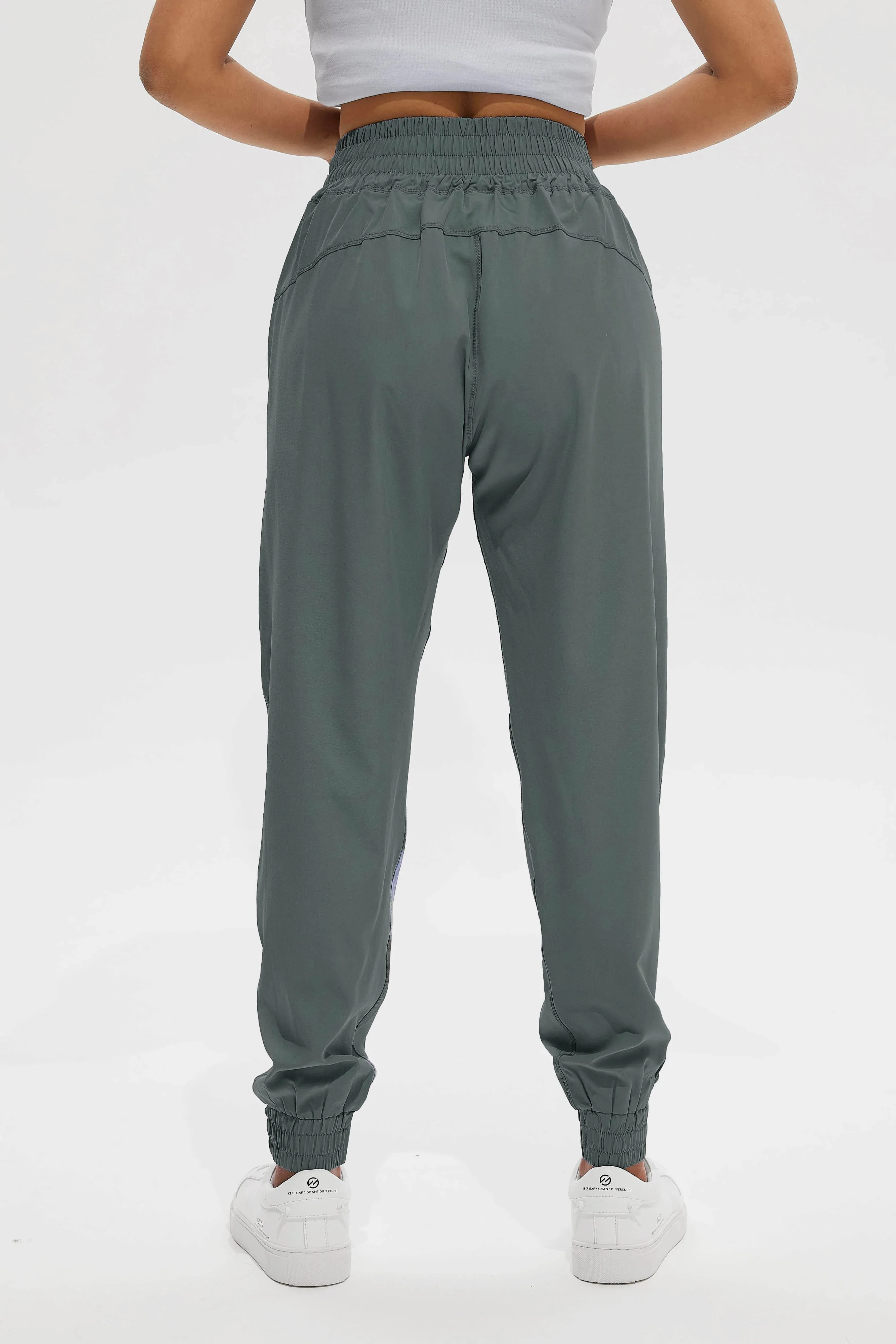 Lightweight Quick Dry High Waist Jogger sold by Aha Selected product image thumbnail 2
