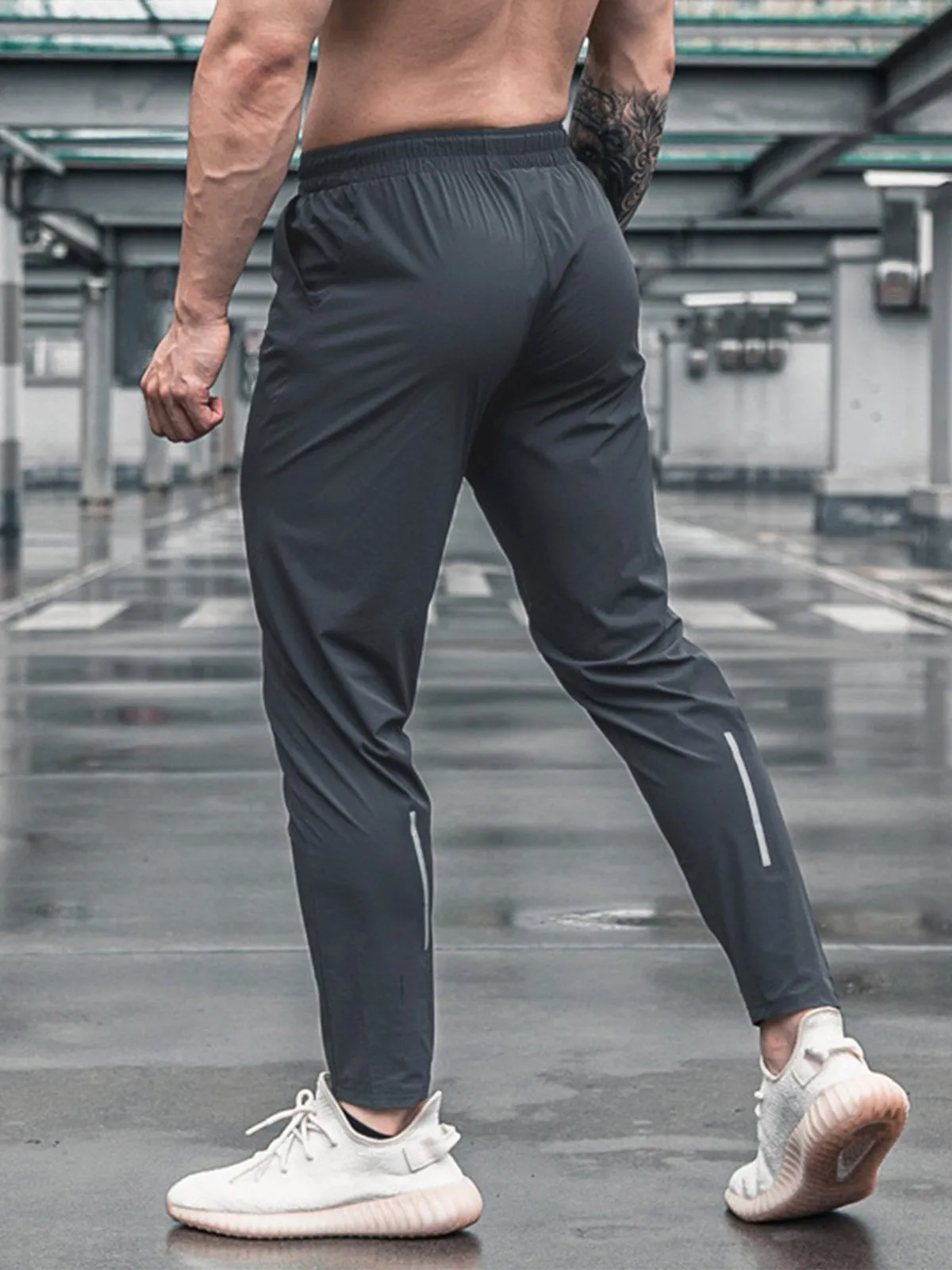 Stretch Slim Fit Jogger Workout Pants Lightweight sold by Aha Selected product image thumbnail 5
