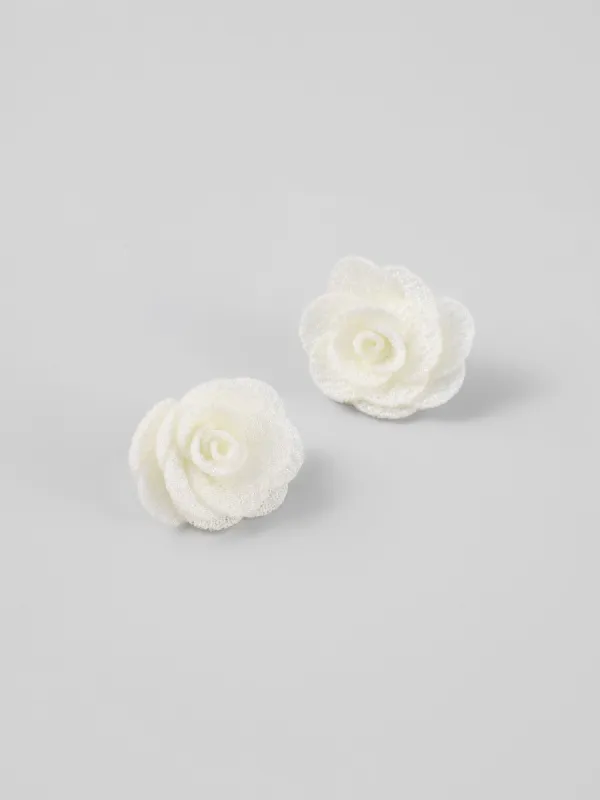Elegant Rose Flower Earrings sold by Aha Selected