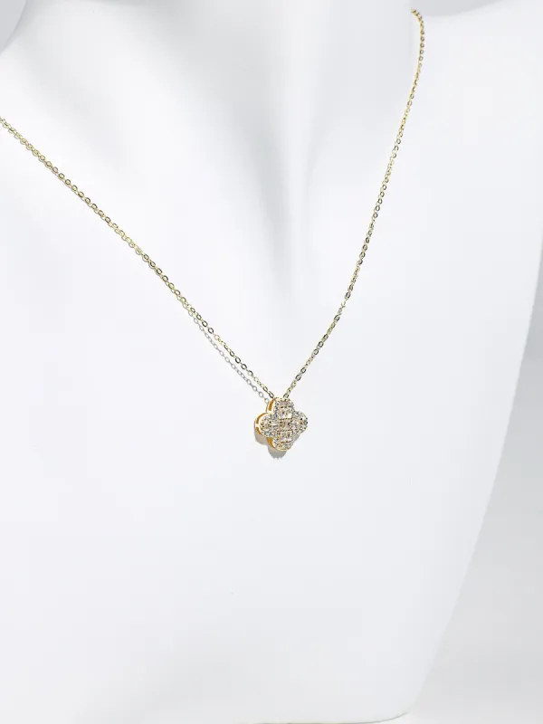Diamond Petals Necklace sold by Aha Selected
