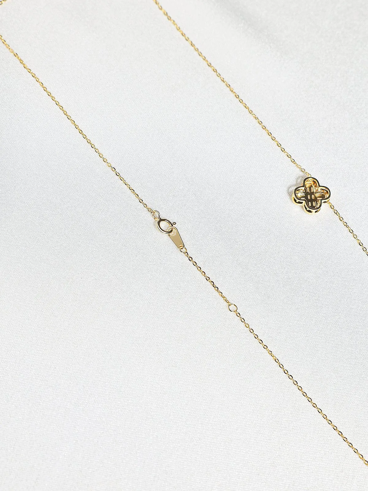 Diamond Petals Necklace sold by Aha Selected product image thumbnail 2