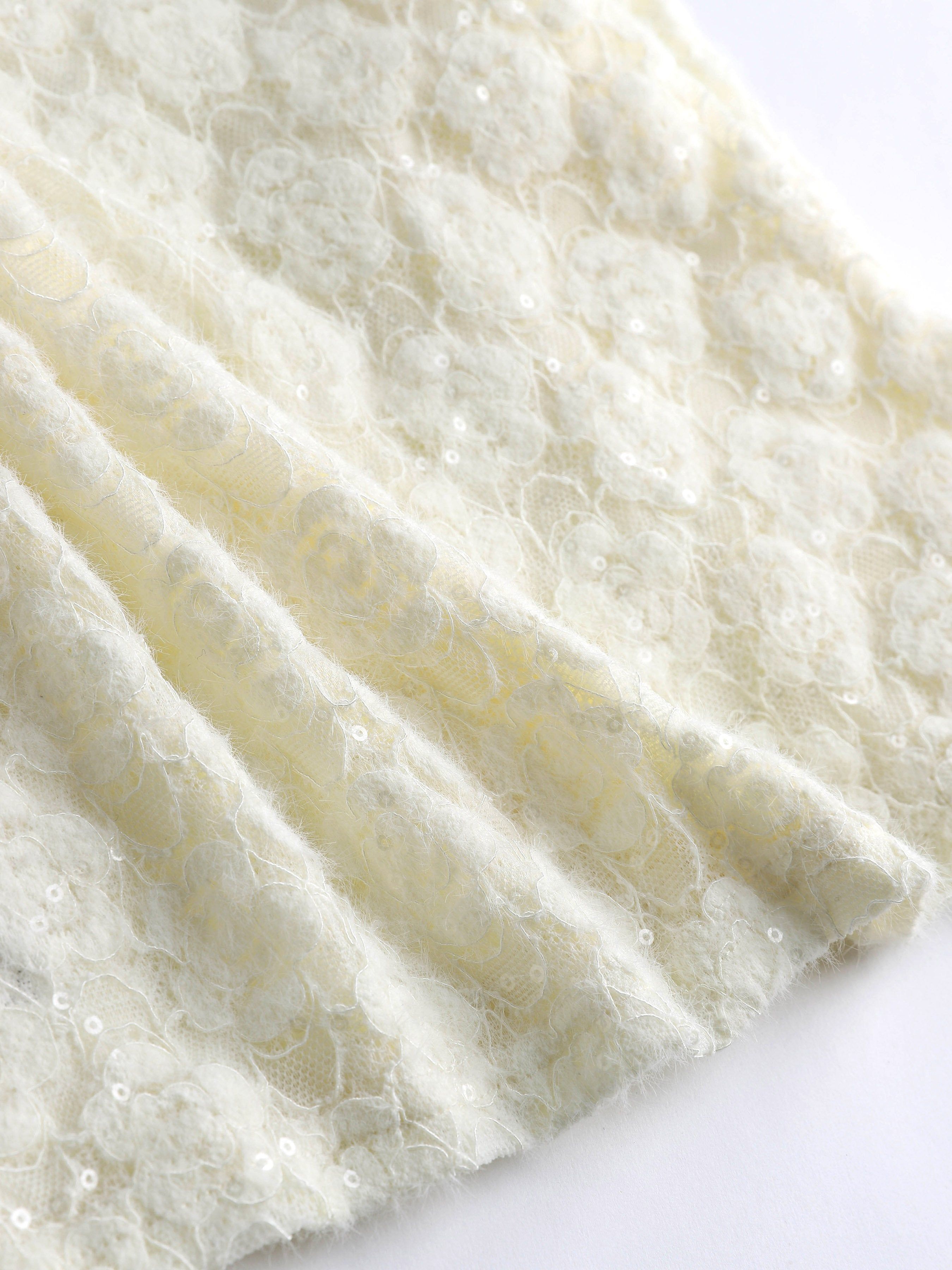 One Shoulder Lace Top with Long Sleeves sold by Aha Selected product image thumbnail 5