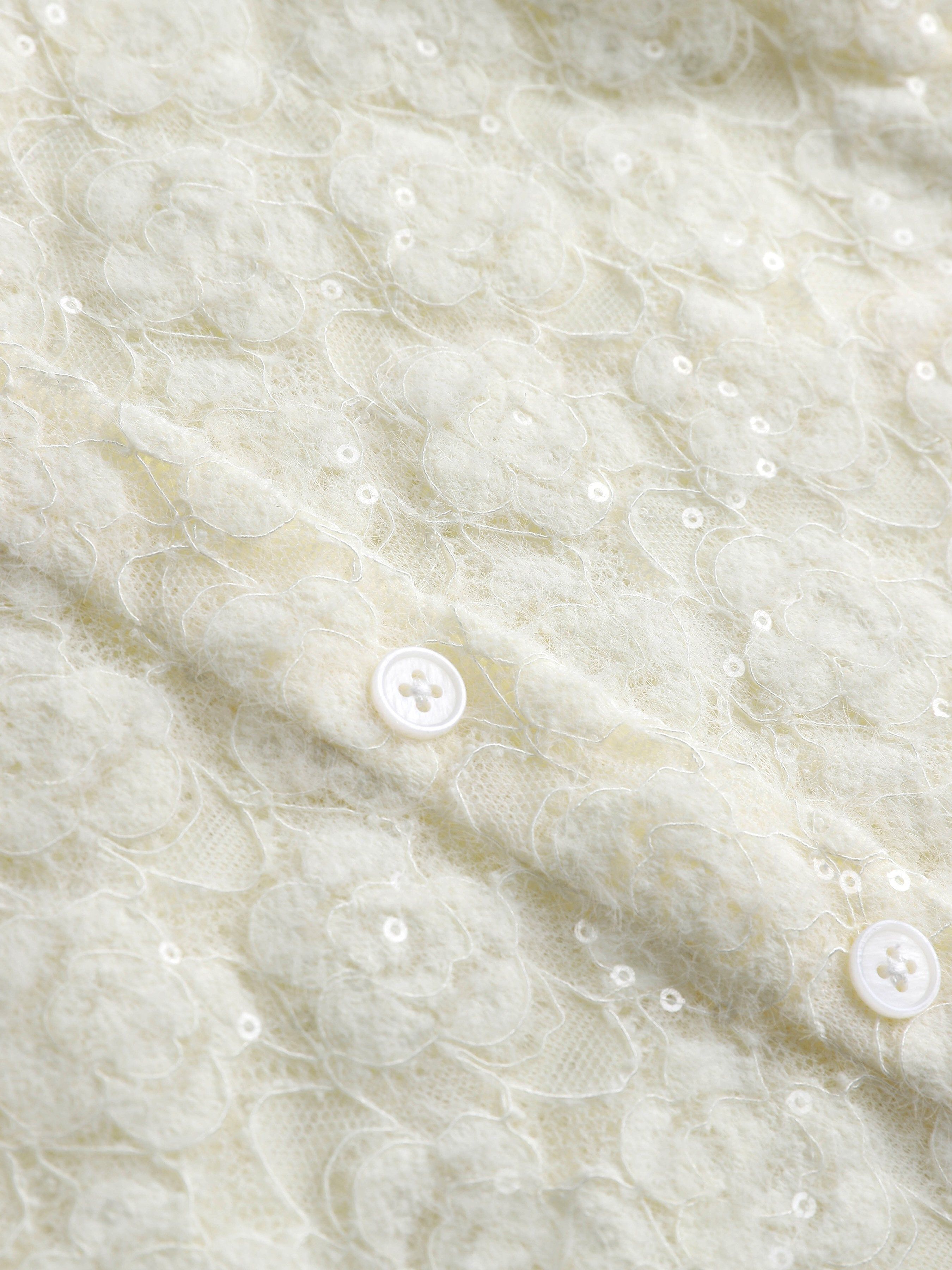 One Shoulder Lace Top with Long Sleeves sold by Aha Selected product image thumbnail 3